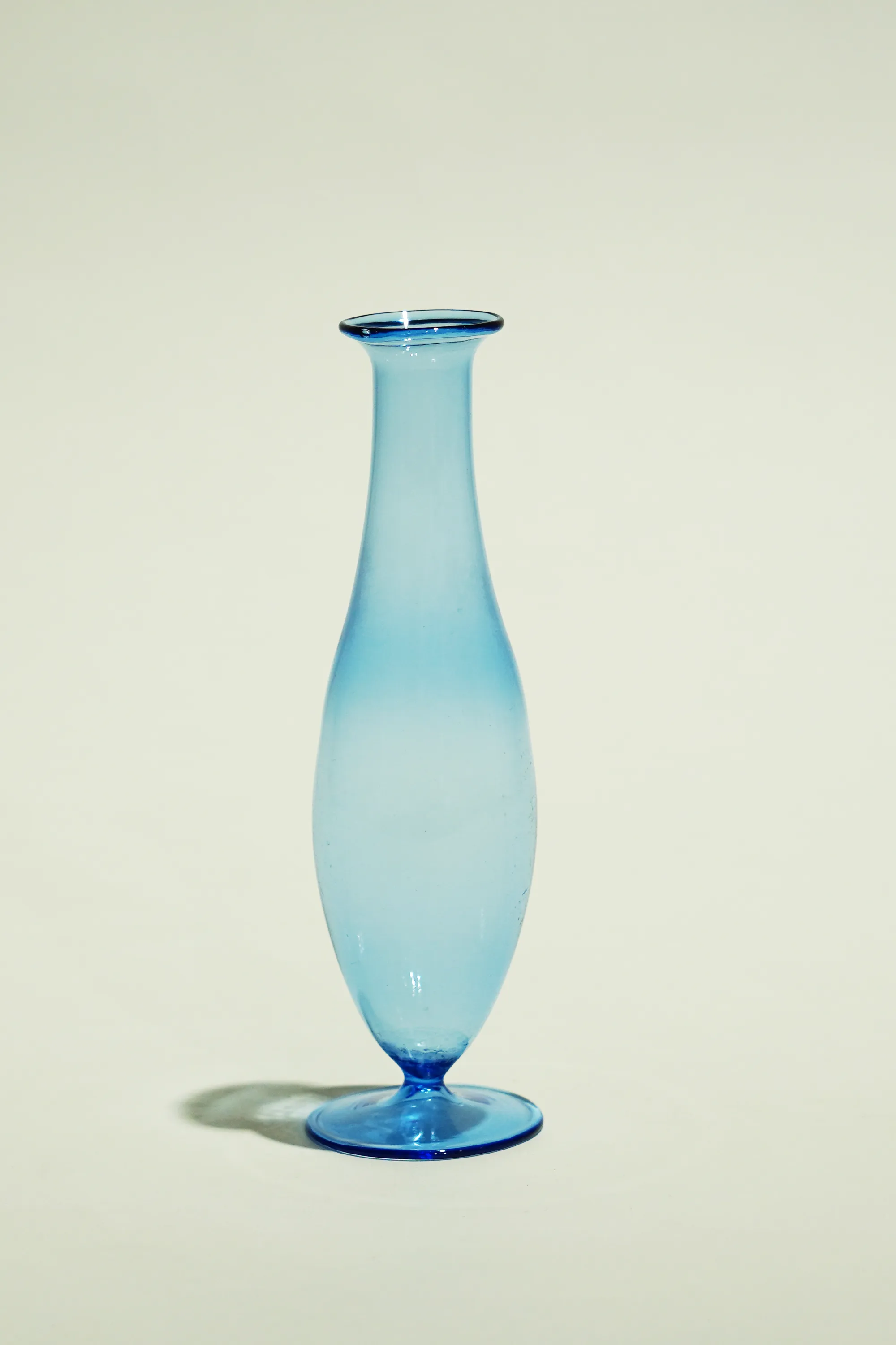 LIGHT GLASS VASE-51 NR-KR-356 Lauscha VINTAGE FLOWERVASE sold by SwTRAS product image thumbnail 3