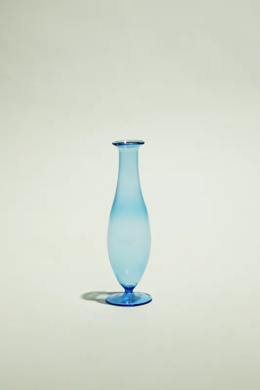 LIGHT GLASS VASE-51 NR-KR-356　Lauscha VINTAGE FLOWERVASE sold by SwTRAS