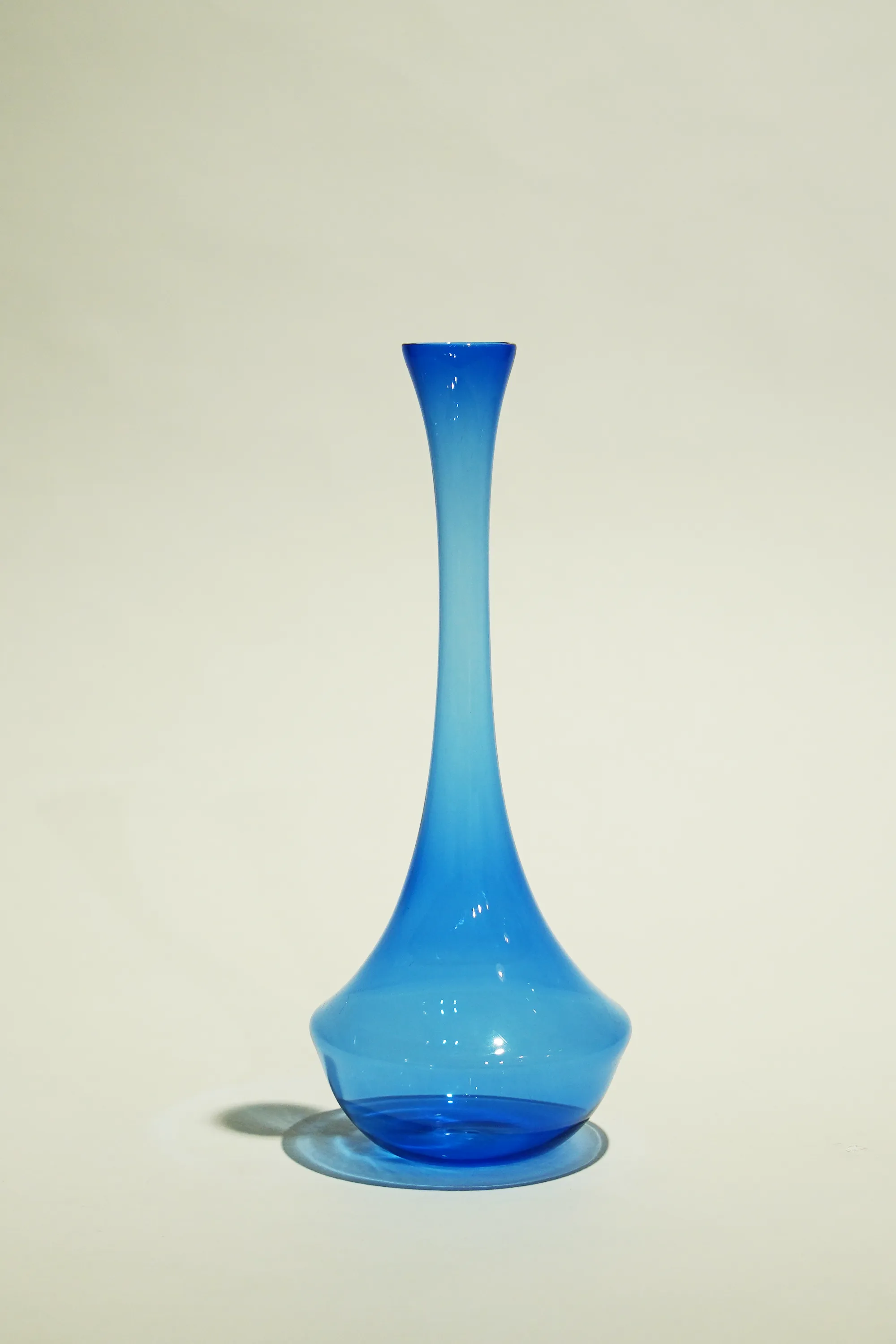LIGHT GLASS VASE-70 NR-KR-375 Lauscha VINTAGE FLOWERVASE sold by SwTRAS
