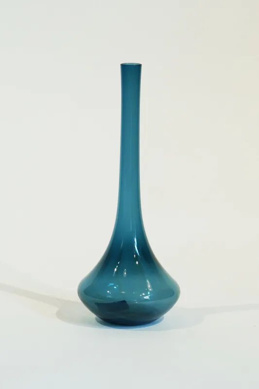 LIGHT GLASS VASE-1 NR-KR-173 Lauscha VINTAGE FLOWERVASE sold by SwTRAS