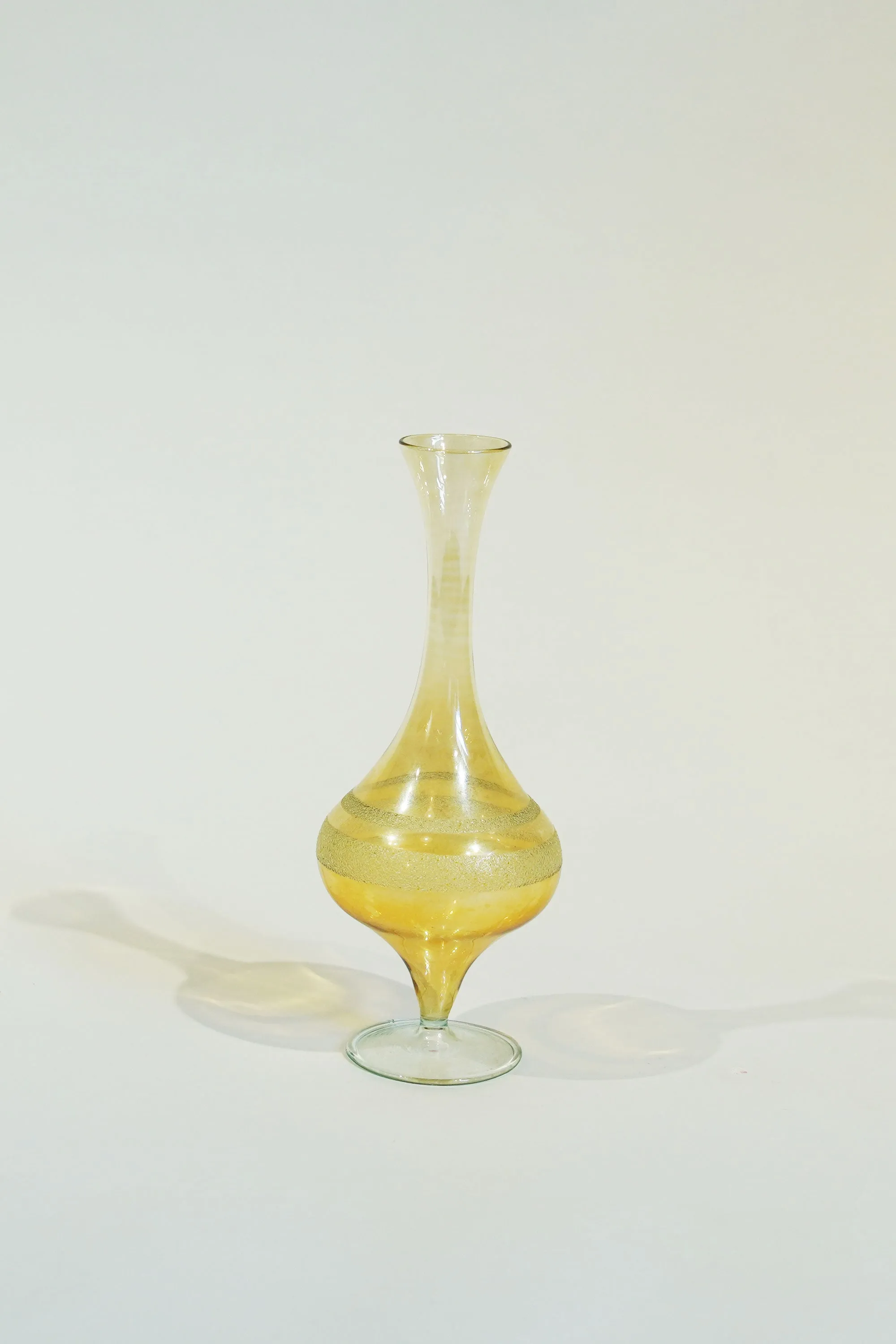 LIGHT GLASS VASE NR-663 Lauscha VINTAGE FLOWERVASE sold by SwTRAS