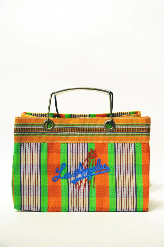 VIVAN Los Angeles HAND EMBROIDERY LUNCH BAG 003 ORANGE sold by SwTRAS
