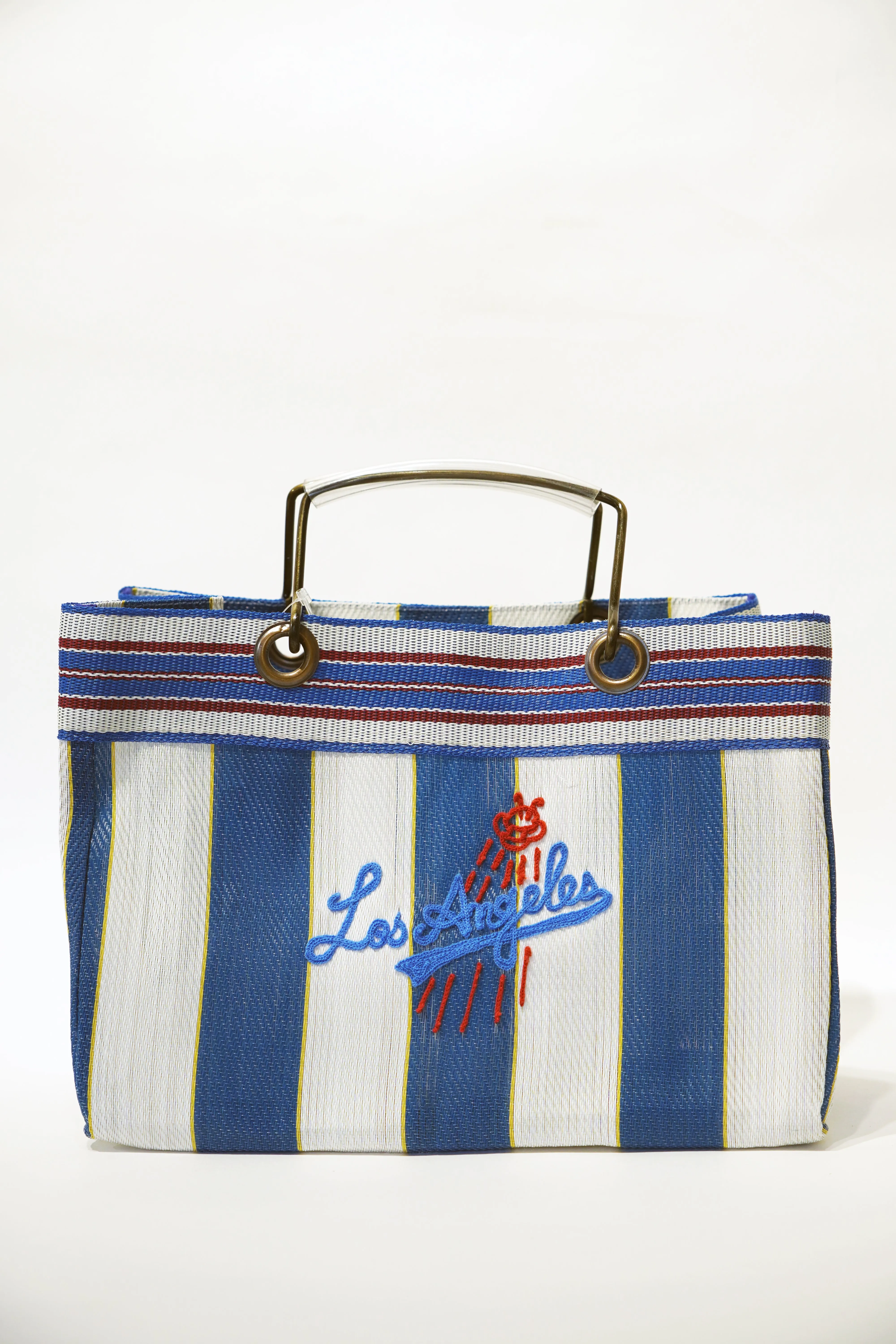 VIVAN Los Angeles HAND EMBROIDERY LUNCH BAG 002 BLUE sold by SwTRAS