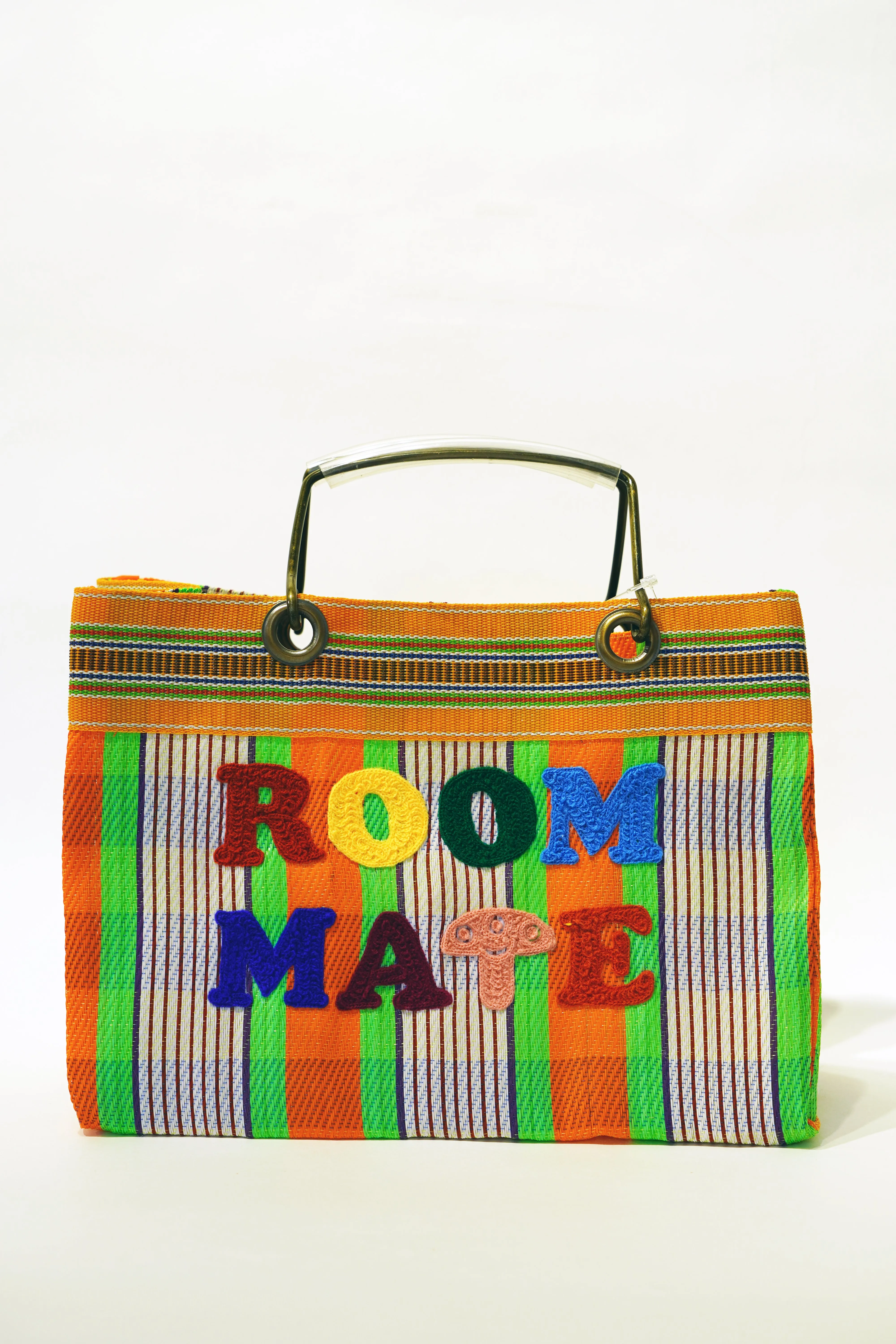 VIVAN ROOM MATE HAND EMBROIDERY LUNCH BAG 006 ORANGE sold by SwTRAS