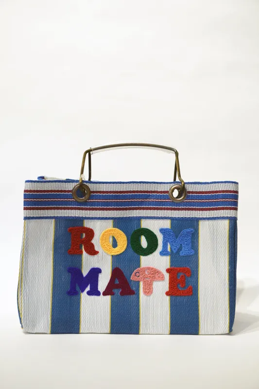VIVAN ROOM MATE HAND EMBROIDERY LUNCH BAG 005 BLUE sold by SwTRAS