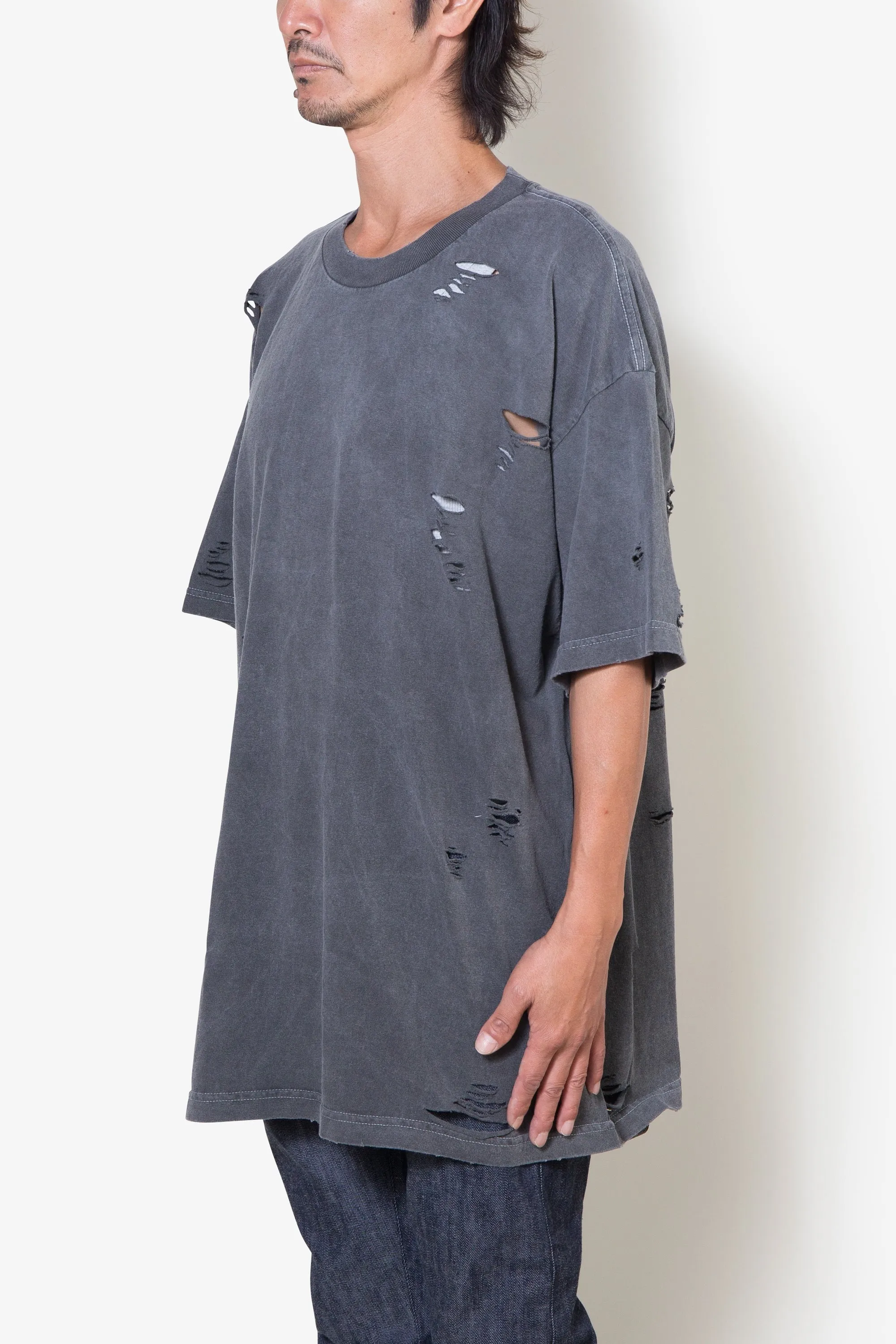 IIWII DAMAGE TEE BLACK sold by SwTRAS product image thumbnail 4