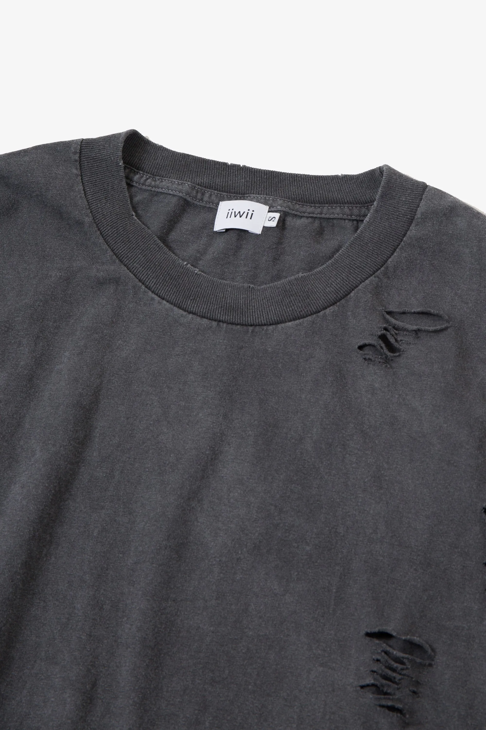 IIWII DAMAGE TEE BLACK sold by SwTRAS product image thumbnail 5