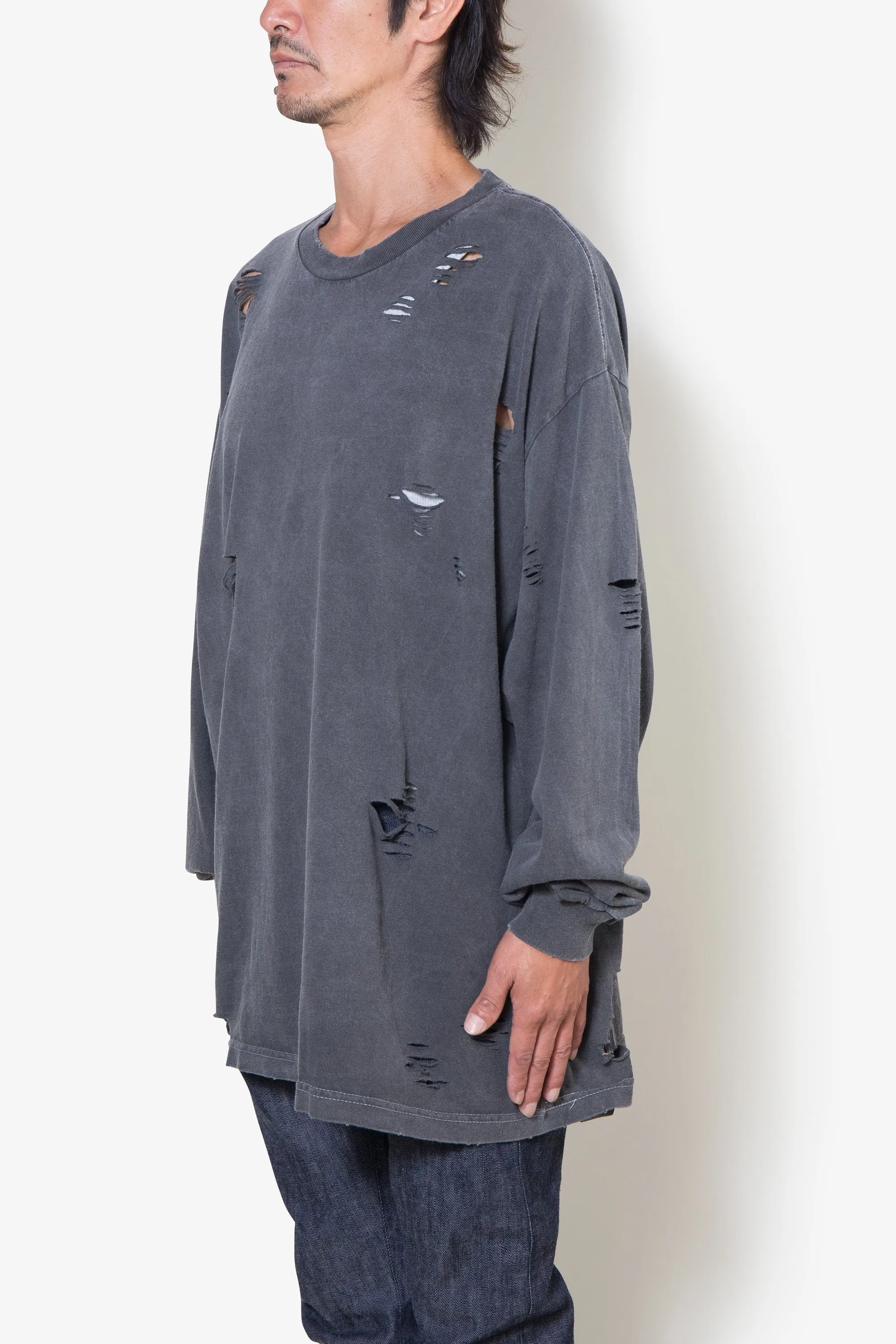 IIWII DAMAGE LS TEE BLACK sold by SwTRAS product image thumbnail 4