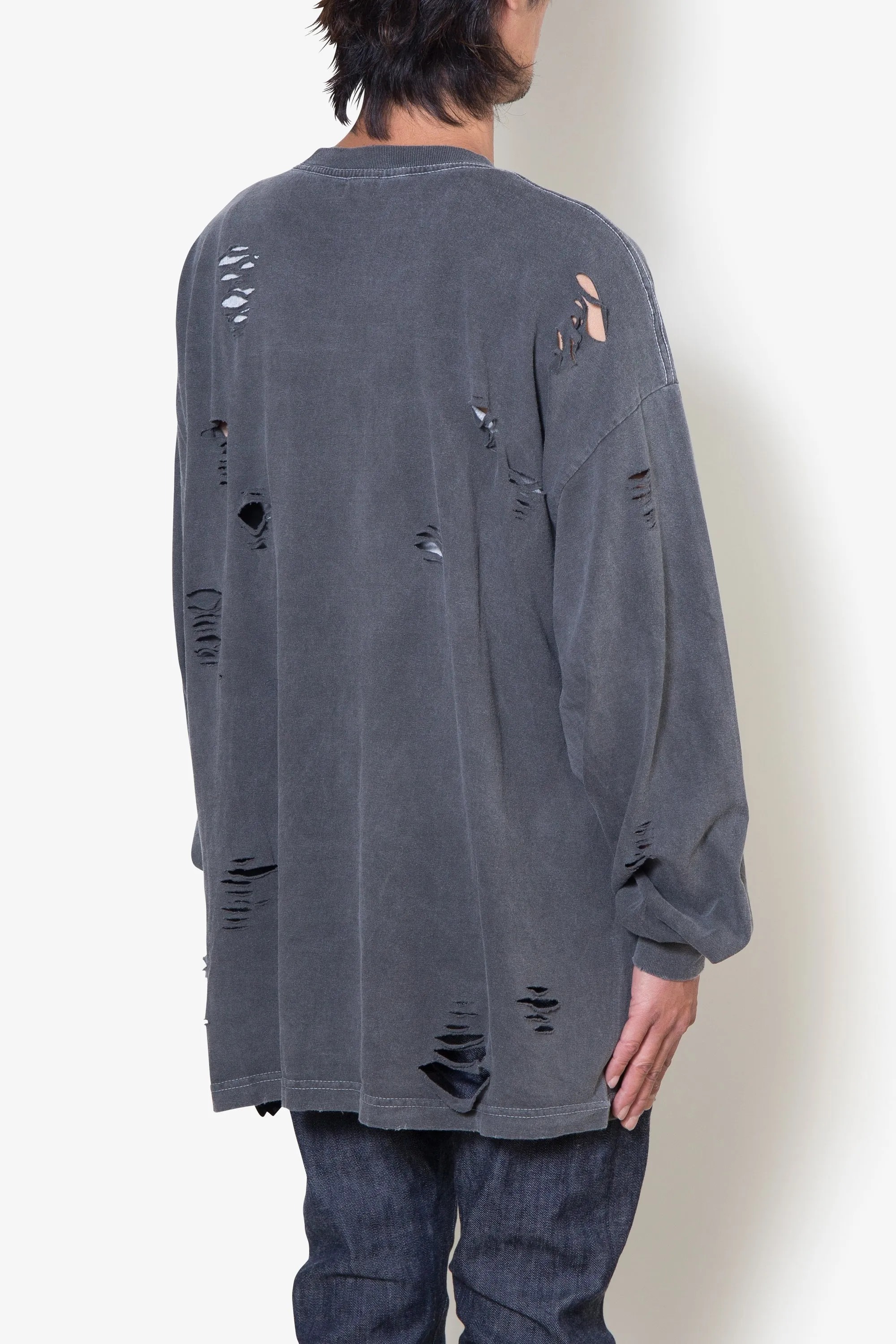 IIWII DAMAGE LS TEE BLACK sold by SwTRAS product image thumbnail 3