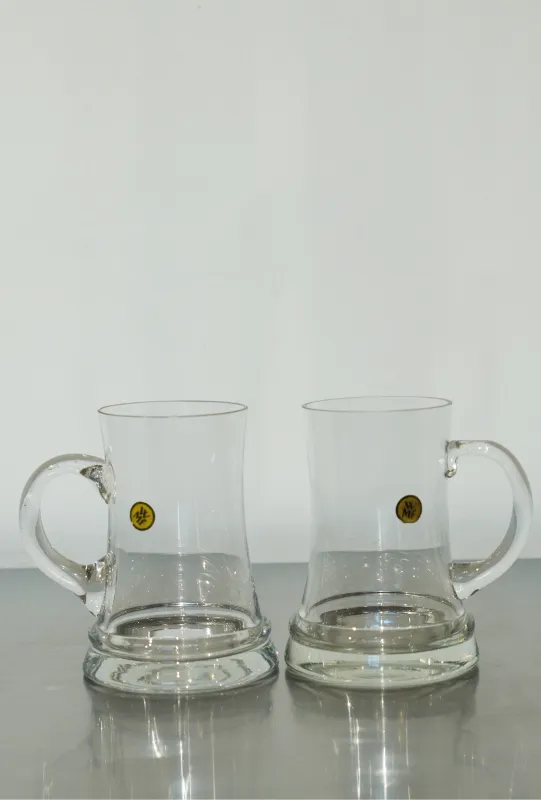 1950's WMF Wilhelm Wagenfeld Beer Glass "Big Size Set F-2" – West Germany made by SwTRAS