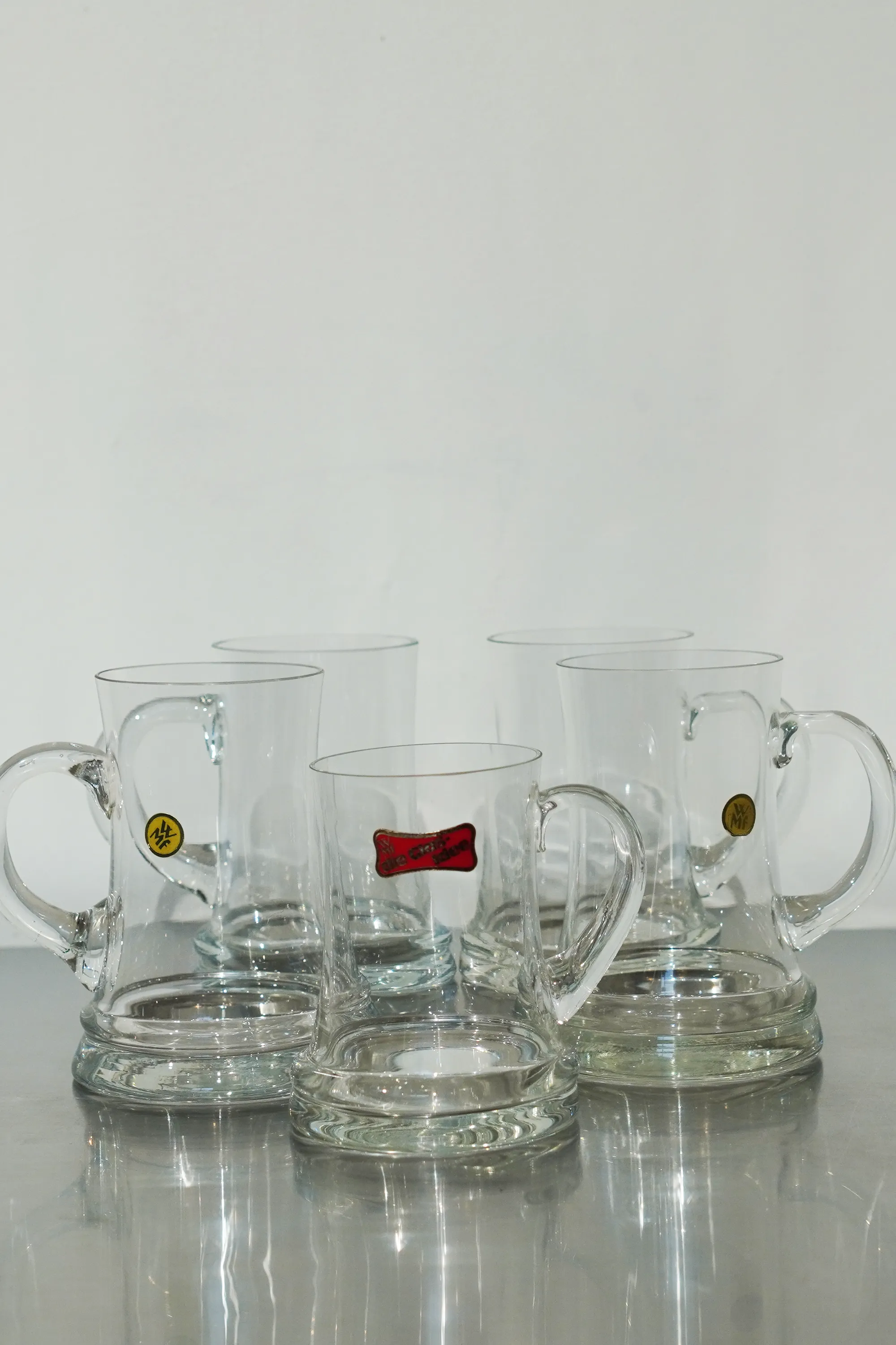 1950's WMF Wilhelm Wagenfeld Vintage Glass Beer Mug "die Gläser Idee" West Germany sold by SwTRAS product image thumbnail 5