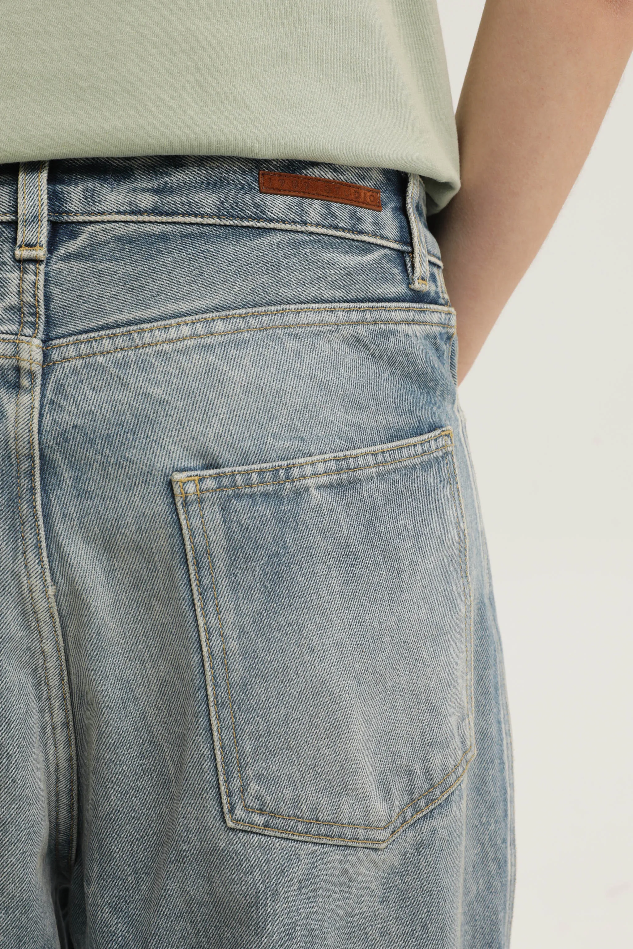 Stone Shiba denim pant sold by 1989 Studio product image thumbnail 5