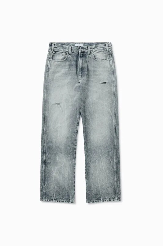 Stone Rhodesian denim pant sold by 1989 Studio