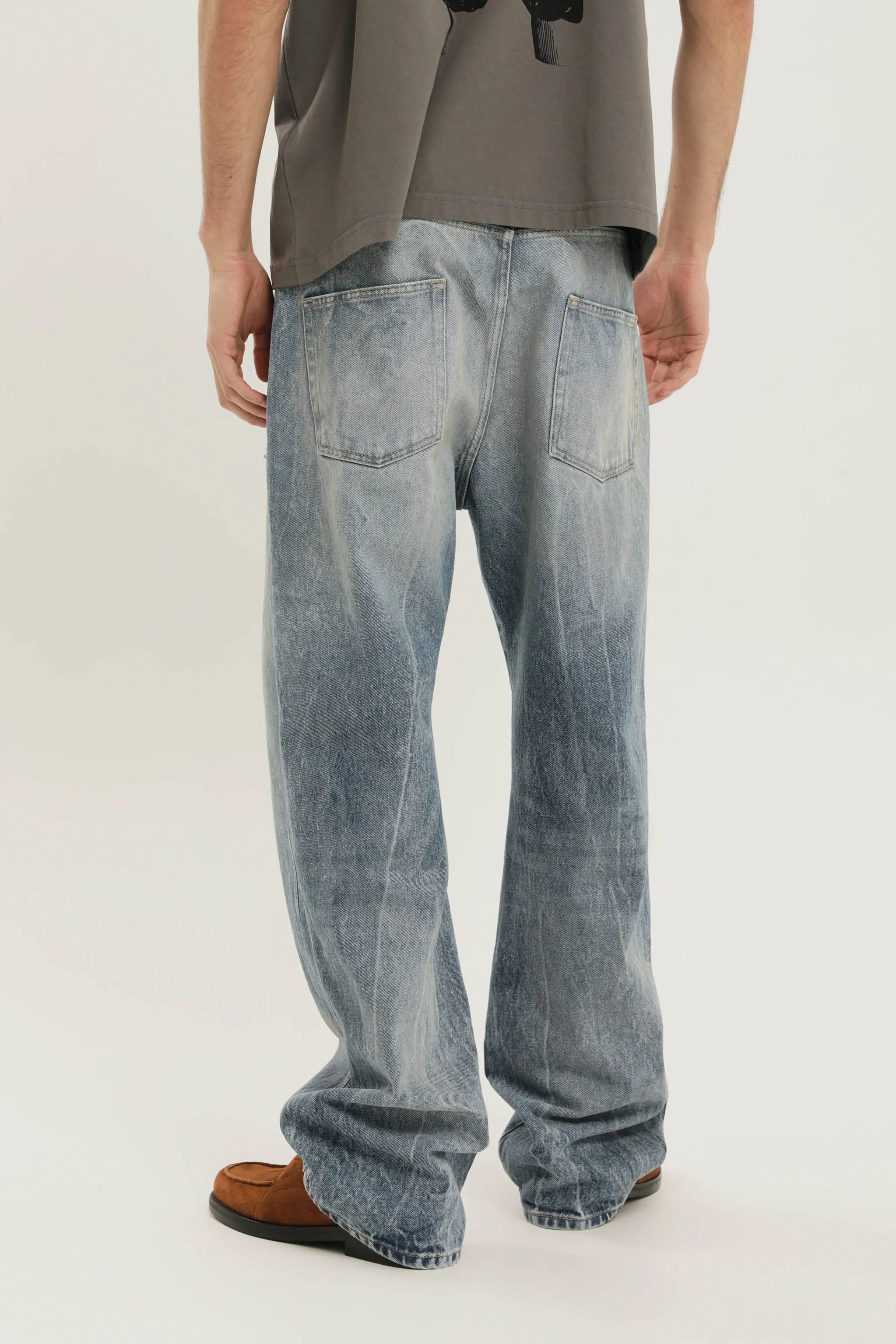 Stone Rhodesian denim pant sold by 1989 Studio product image thumbnail 5