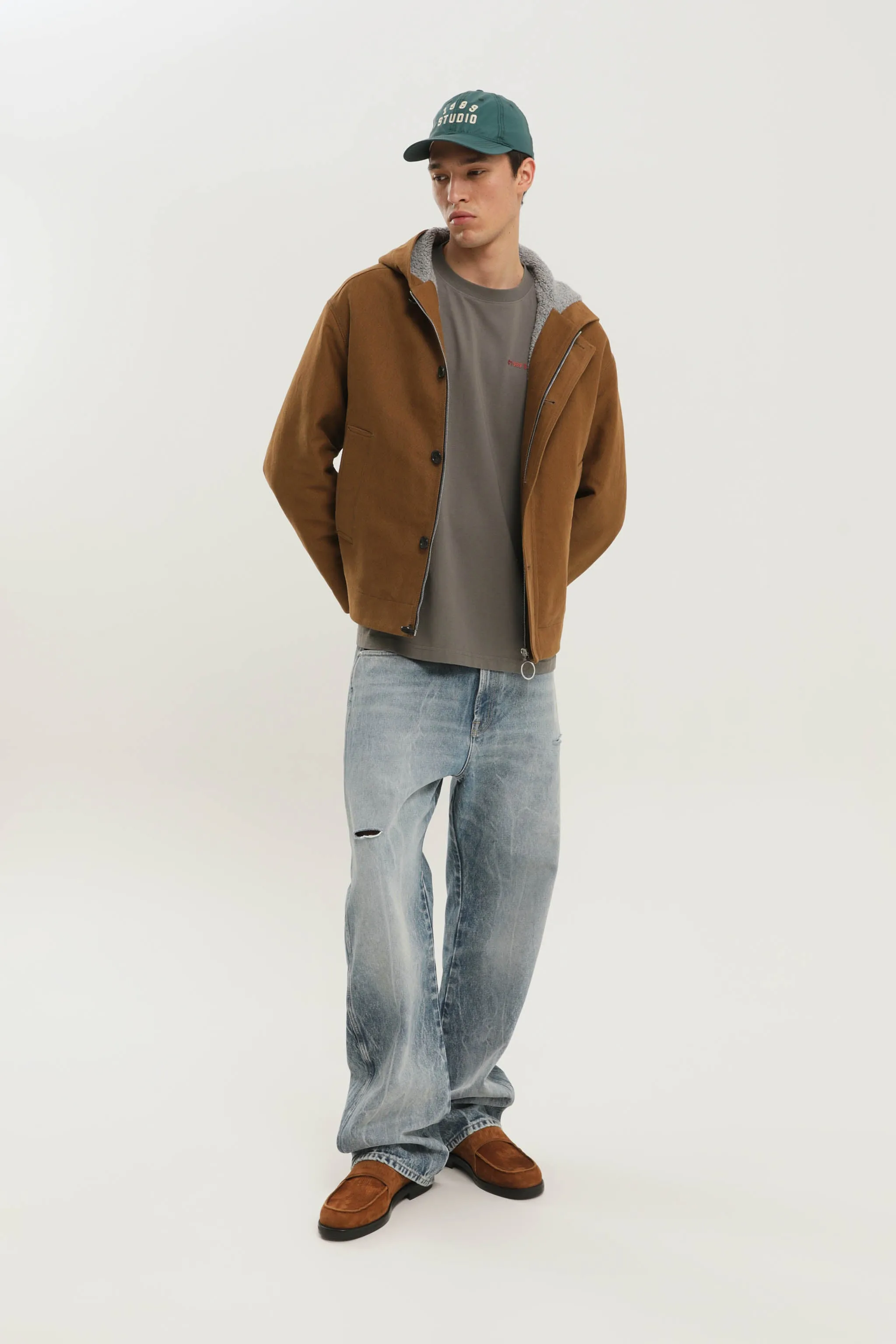 Stone Rhodesian denim pant sold by 1989 Studio product image thumbnail 4