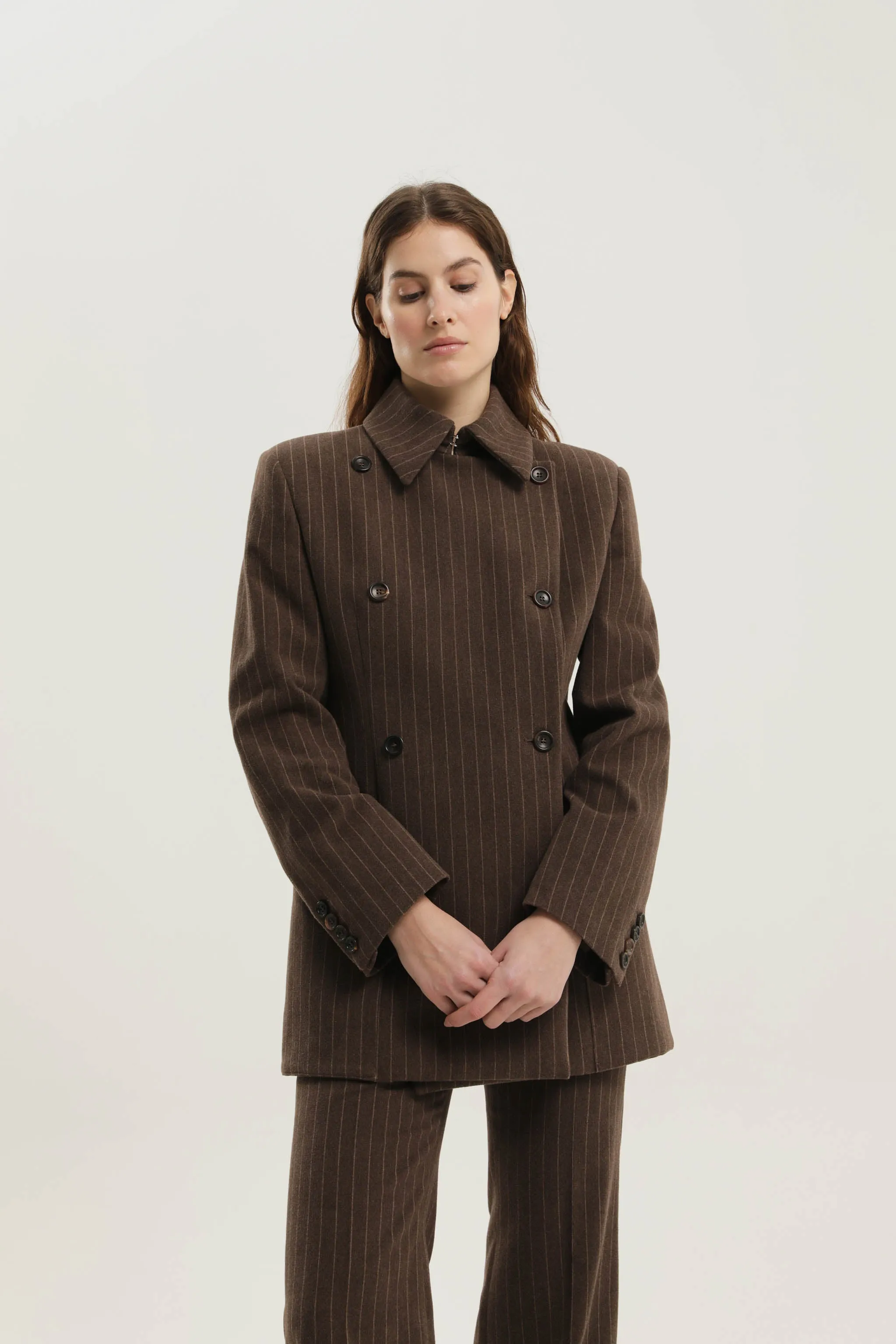 Pinstripe blazer sold by 1989 Studio product image thumbnail 3