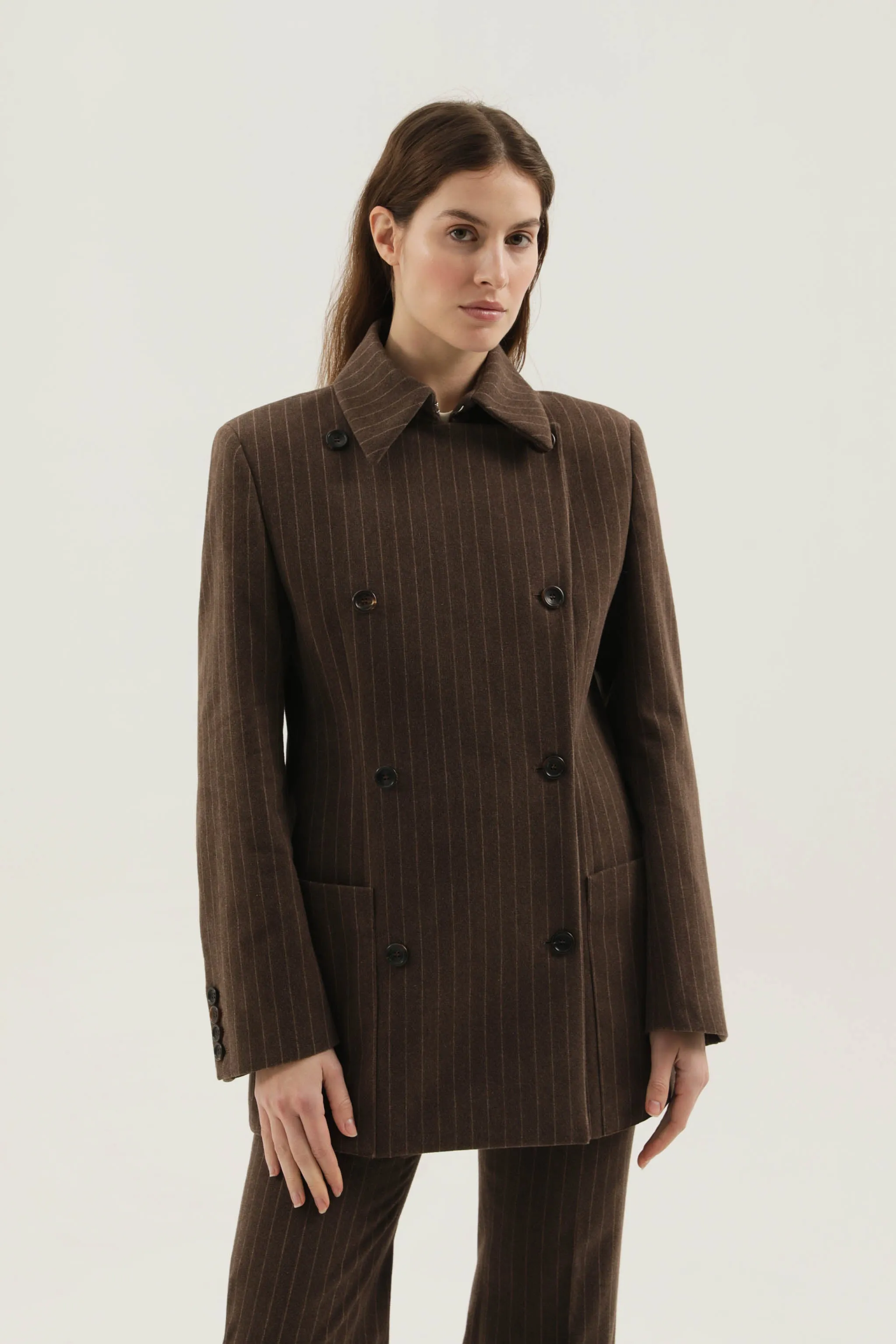 Pinstripe blazer sold by 1989 Studio product image thumbnail 2