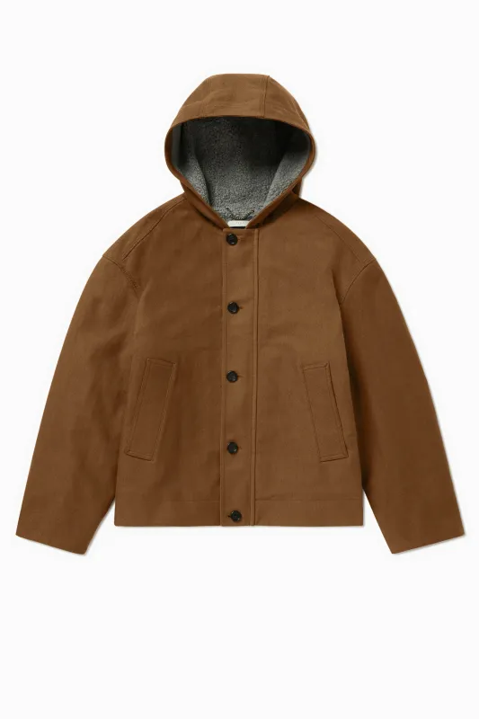 Workwear cropped jacket sold by 1989 Studio