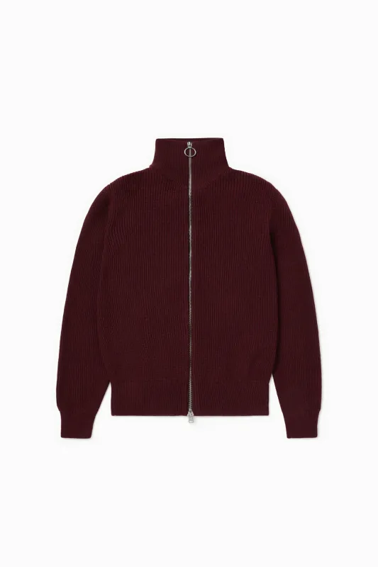 High neck full zip sweater sold by 1989 Studio