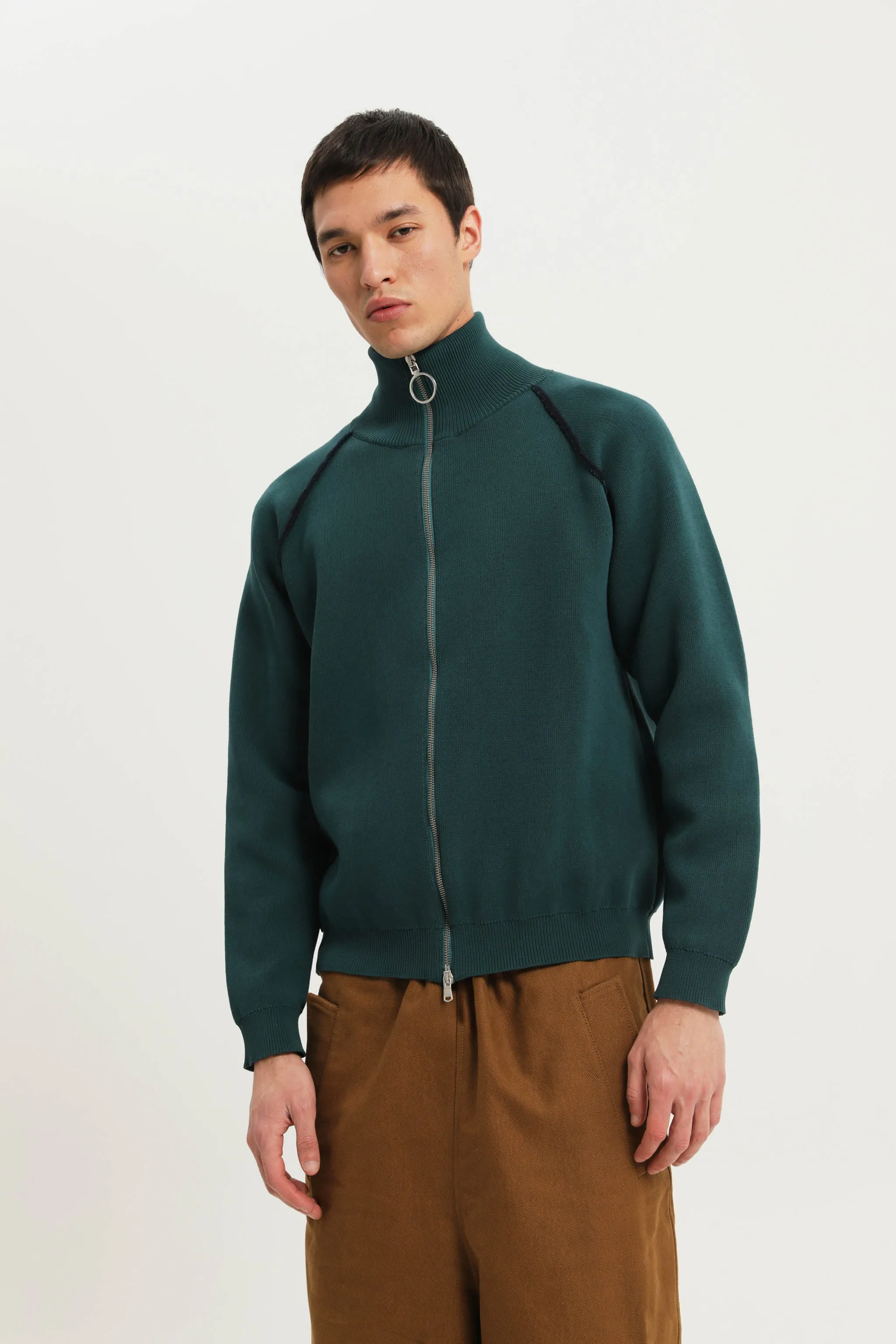 Full zip raglan sweater sold by 1989 Studio product image thumbnail 2