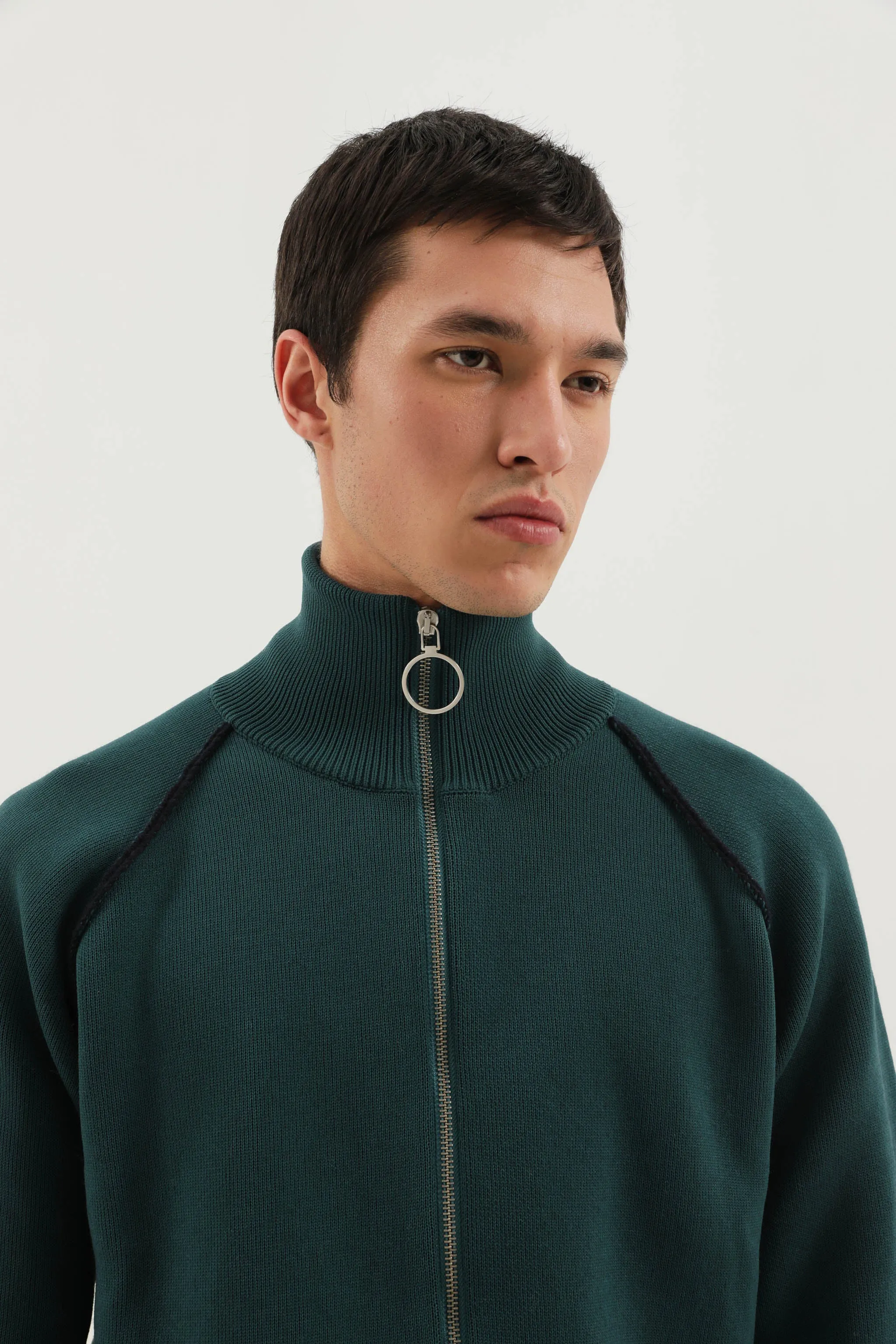 Full zip raglan sweater sold by 1989 Studio product image thumbnail 5