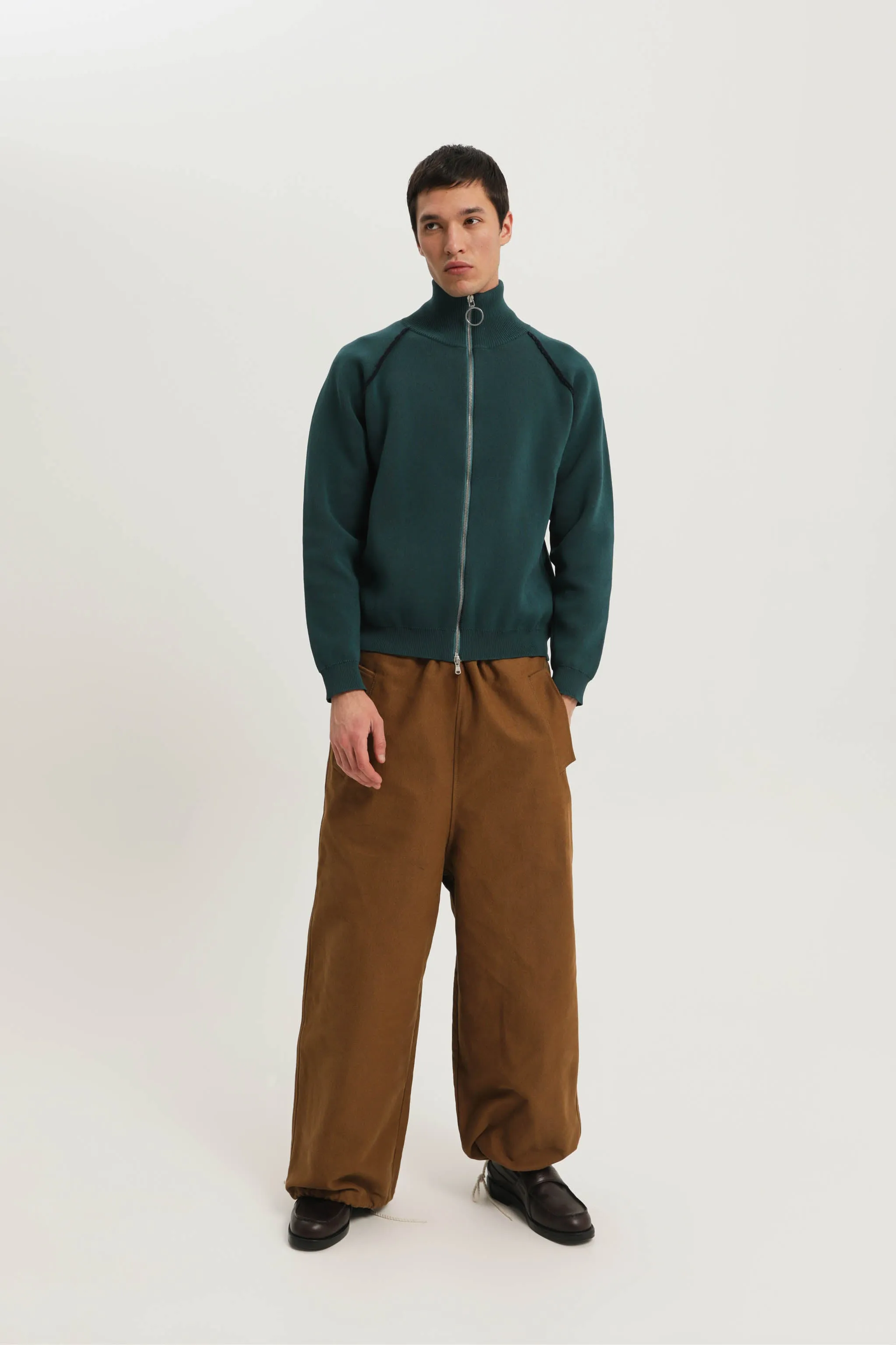 Full zip raglan sweater sold by 1989 Studio product image thumbnail 3