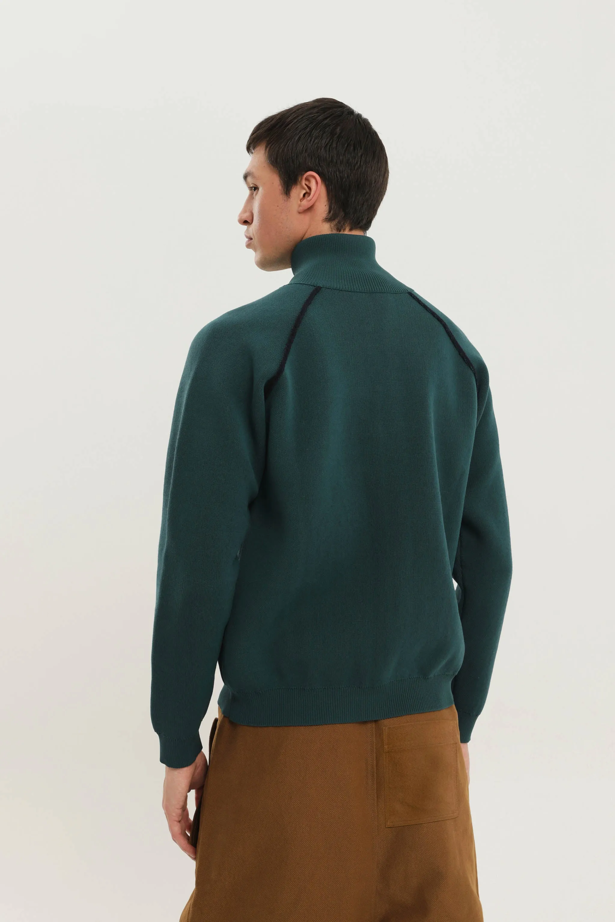 Full zip raglan sweater sold by 1989 Studio product image thumbnail 4