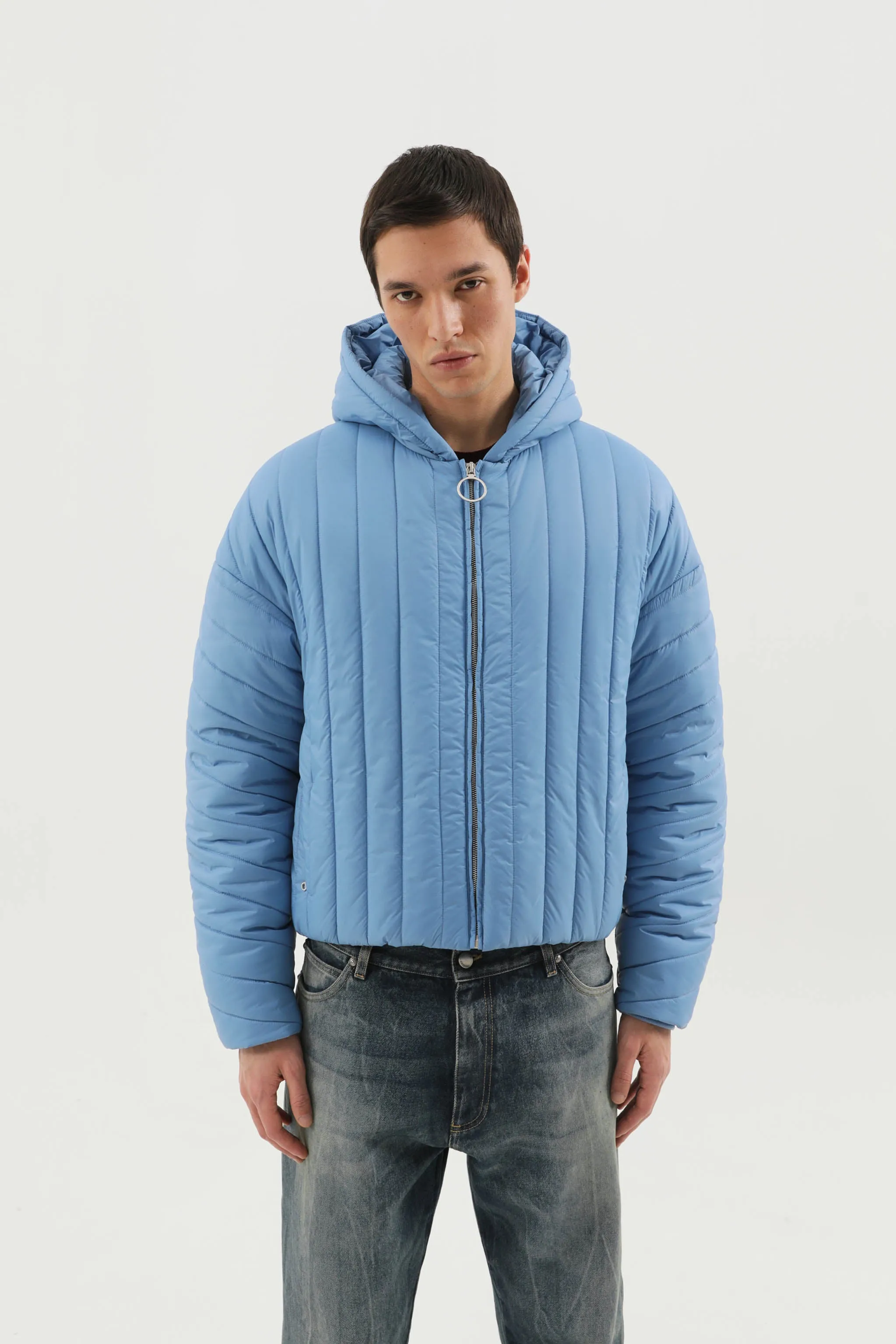 Puffer cropped jacket sold by 1989 Studio product image thumbnail 5