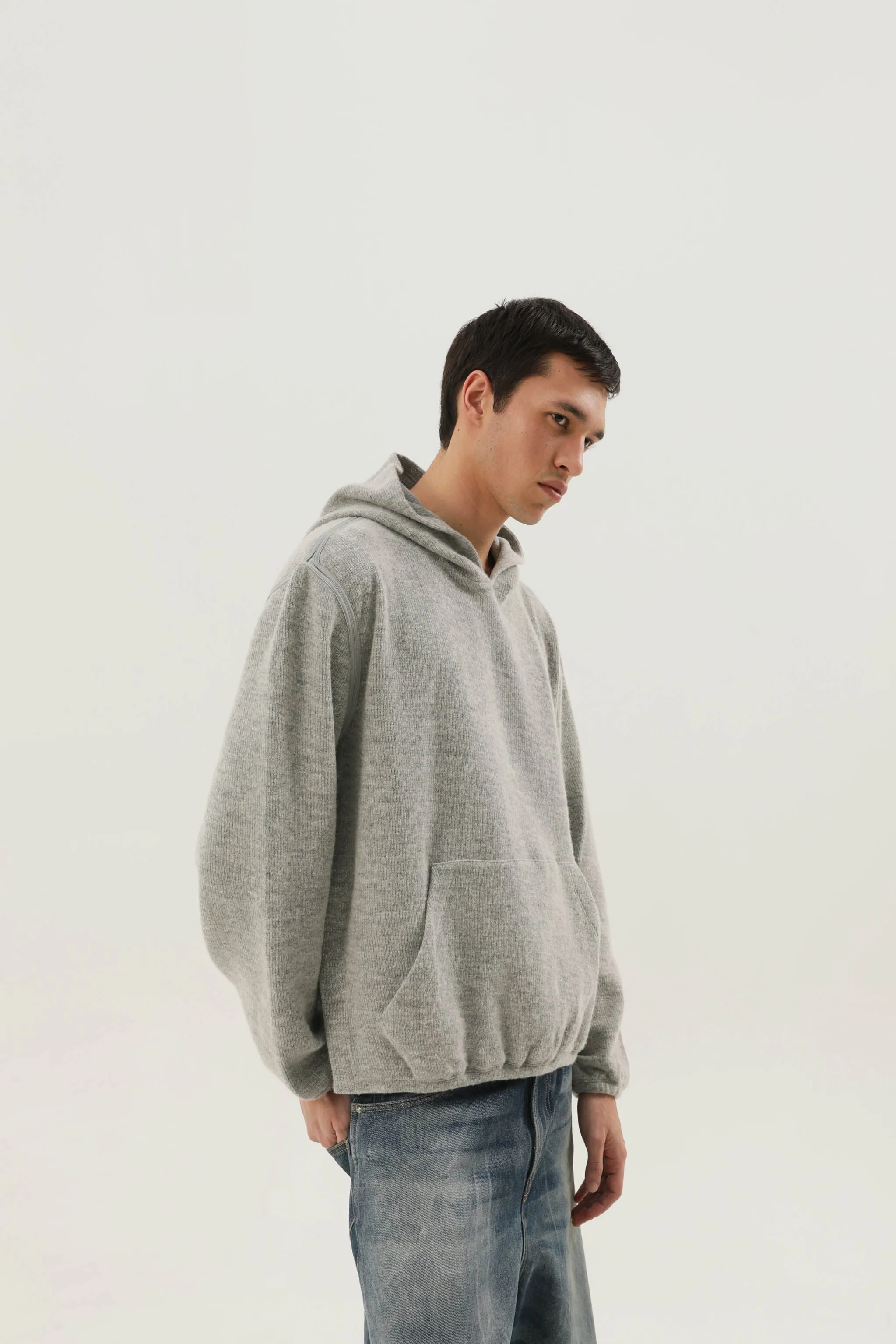 Cut knit Hoodie sold by 1989 Studio product image thumbnail 3