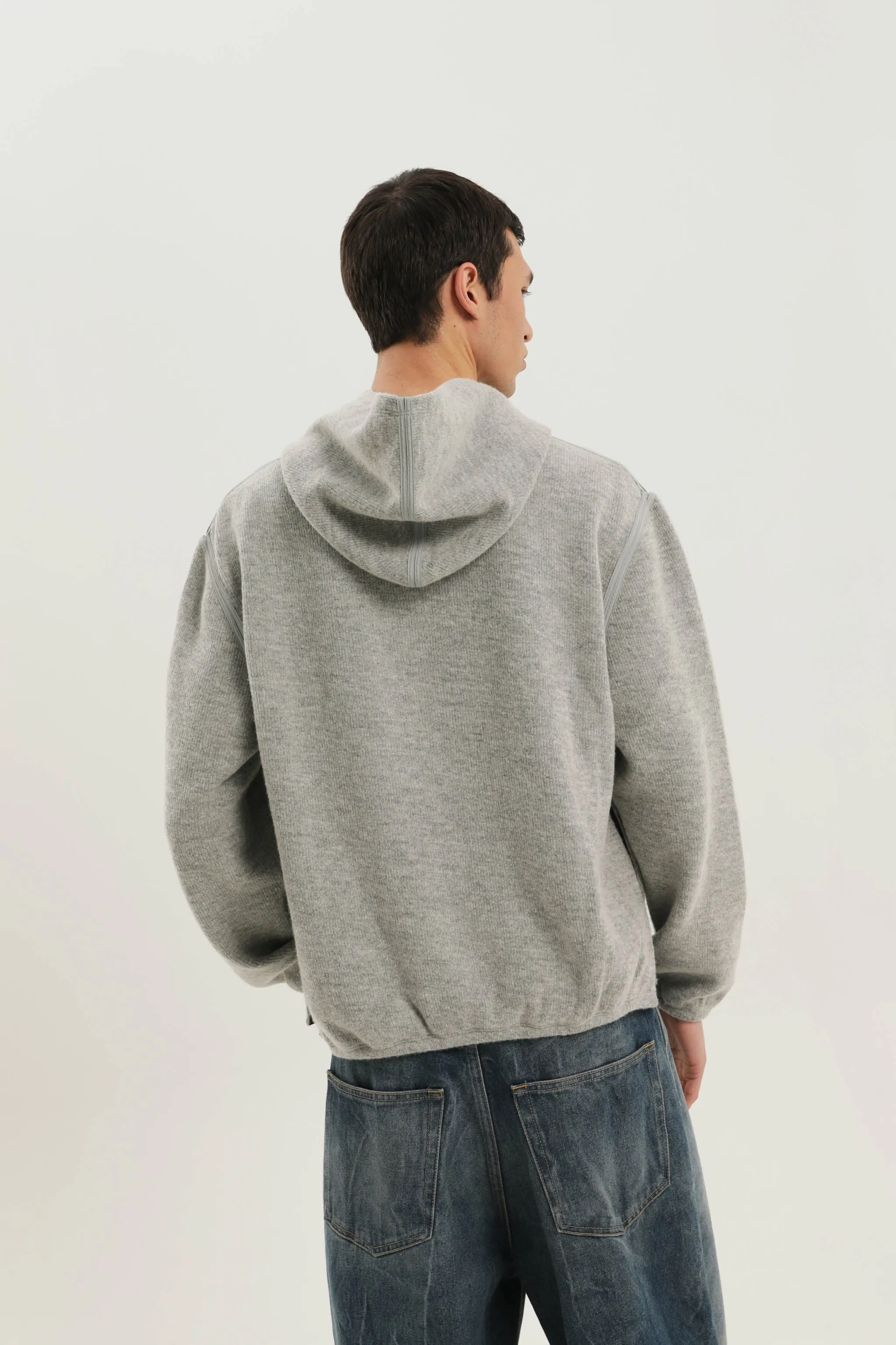Cut knit Hoodie sold by 1989 Studio product image thumbnail 5