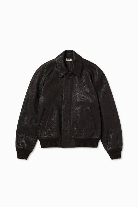 Leather jacket zip up sold by 1989 Studio