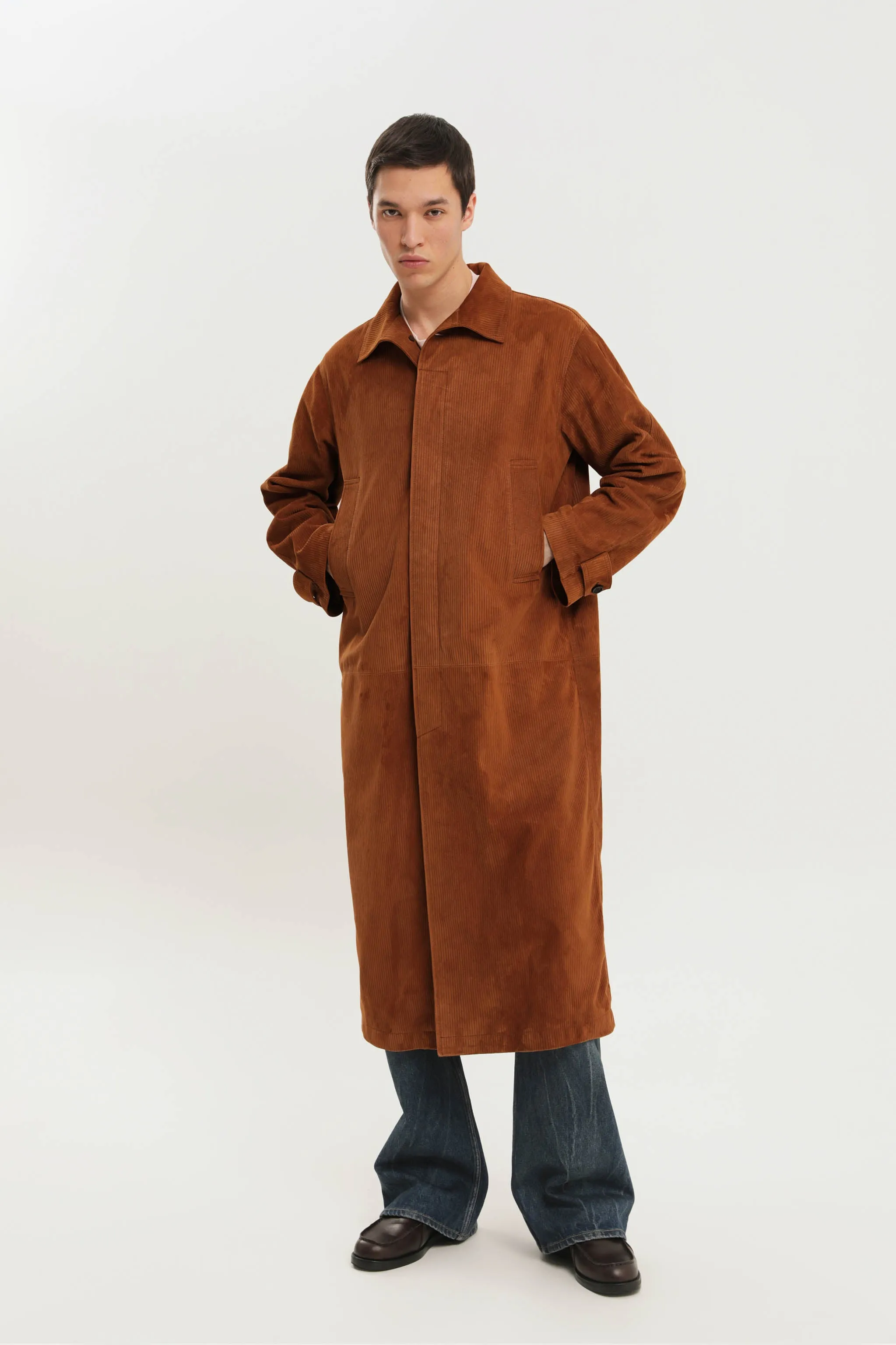 Leather ribbed Makintosh sold by 1989 Studio product image thumbnail 4