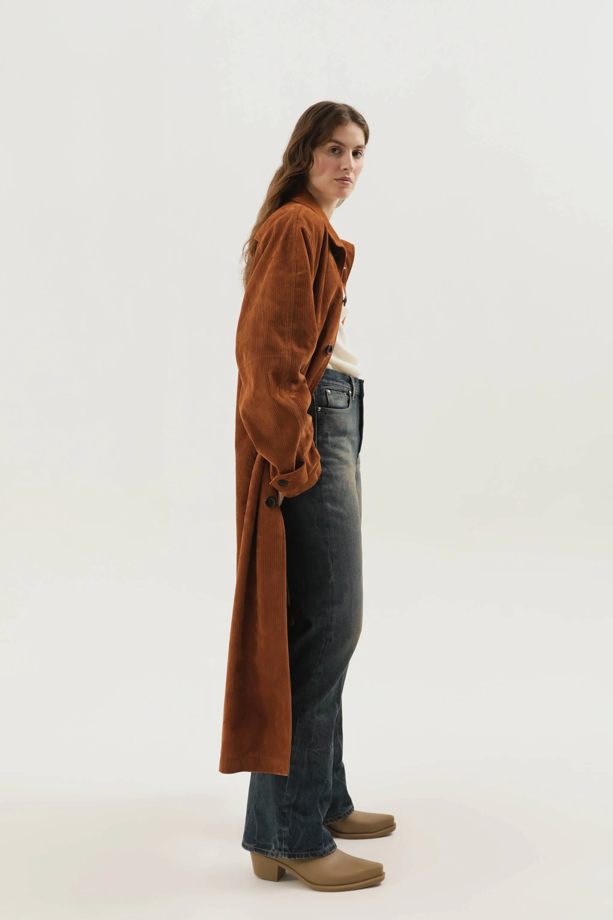 Leather ribbed Makintosh sold by 1989 Studio product image thumbnail 3