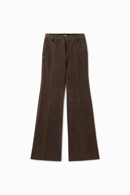 Pinstripe flared pant sold by 1989 Studio