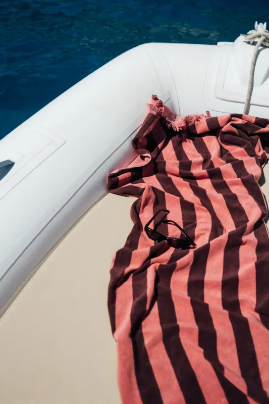 Verao Brown Beach Towel sold by Out ther’s home