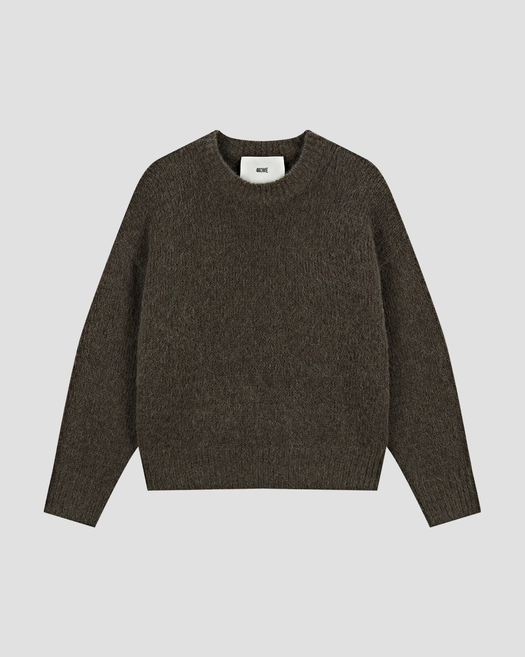 WOOL ALPACA BLEND RELAXED CREWNECK sold by 440me