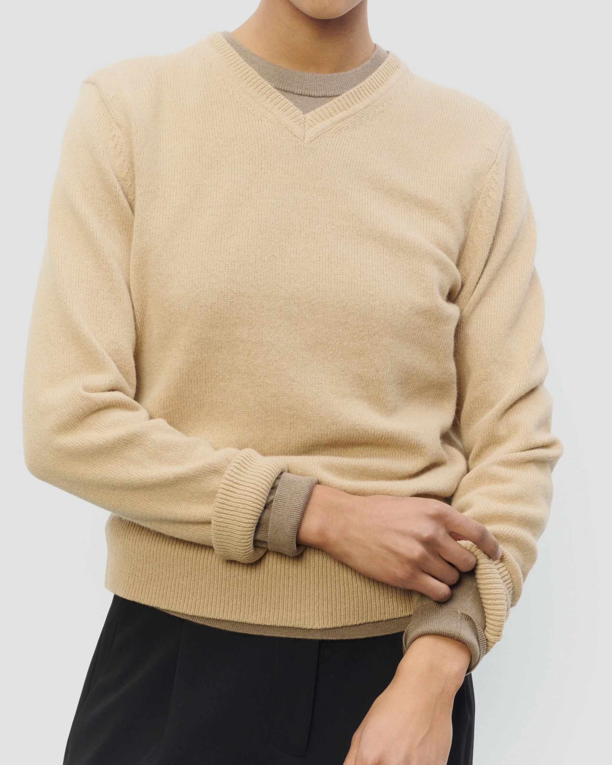 COTTON WOOL LIGHTWEIGHT VNECK sold by 440me product image thumbnail 3