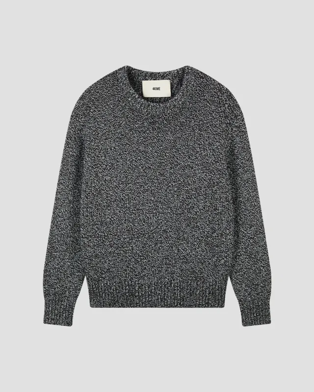 COTTON WOOL CREWNECK made by 440me