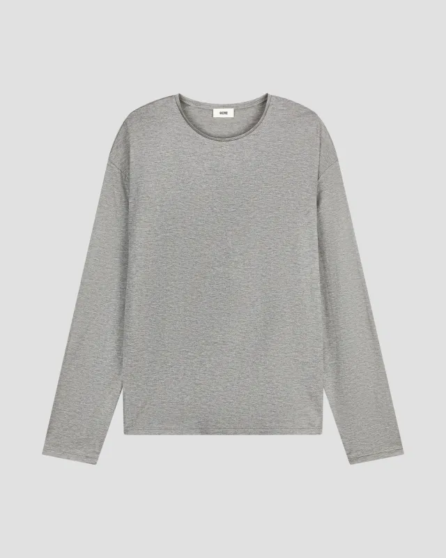 COTTON SILK OVERSIZED LONG SLEEVE TSHIRT made by 440me