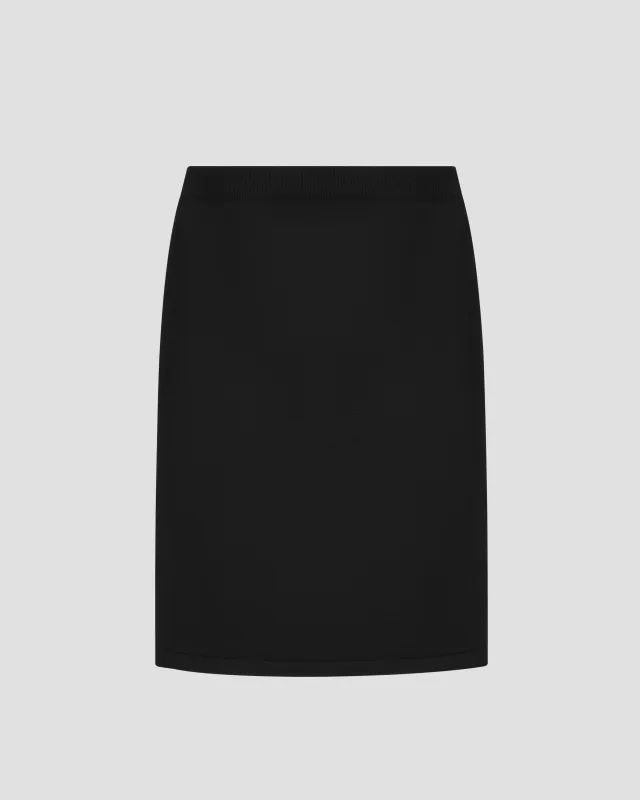 SILK VISCOSE KNIT PENCIL SKIRT sold by 440me