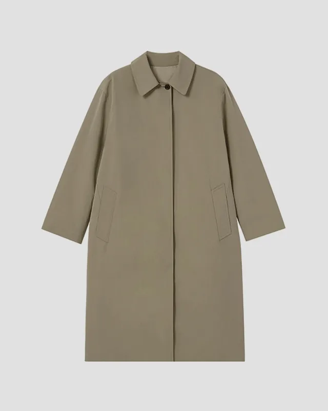 COTTON SILK TRENCH made by 440me