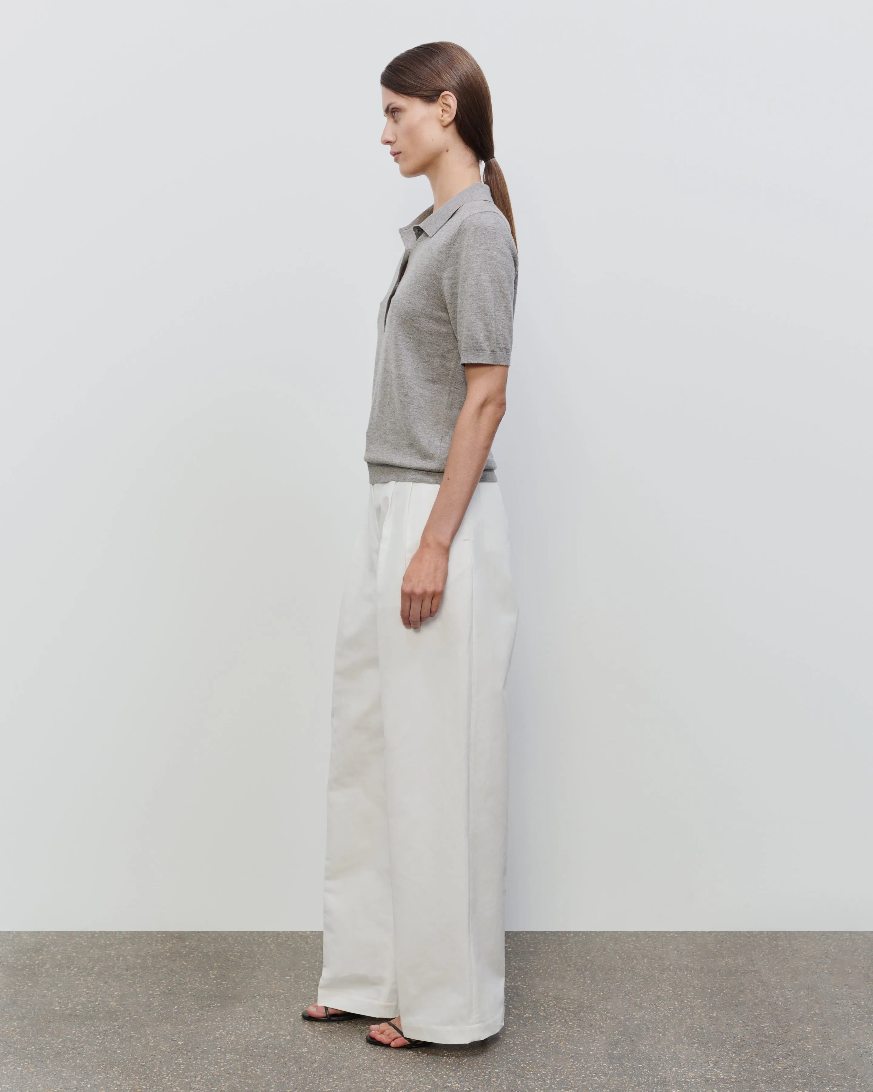 ESSENTIAL CASHMERE SILK SHORT SLEEVE POLO sold by 440me product image thumbnail 4