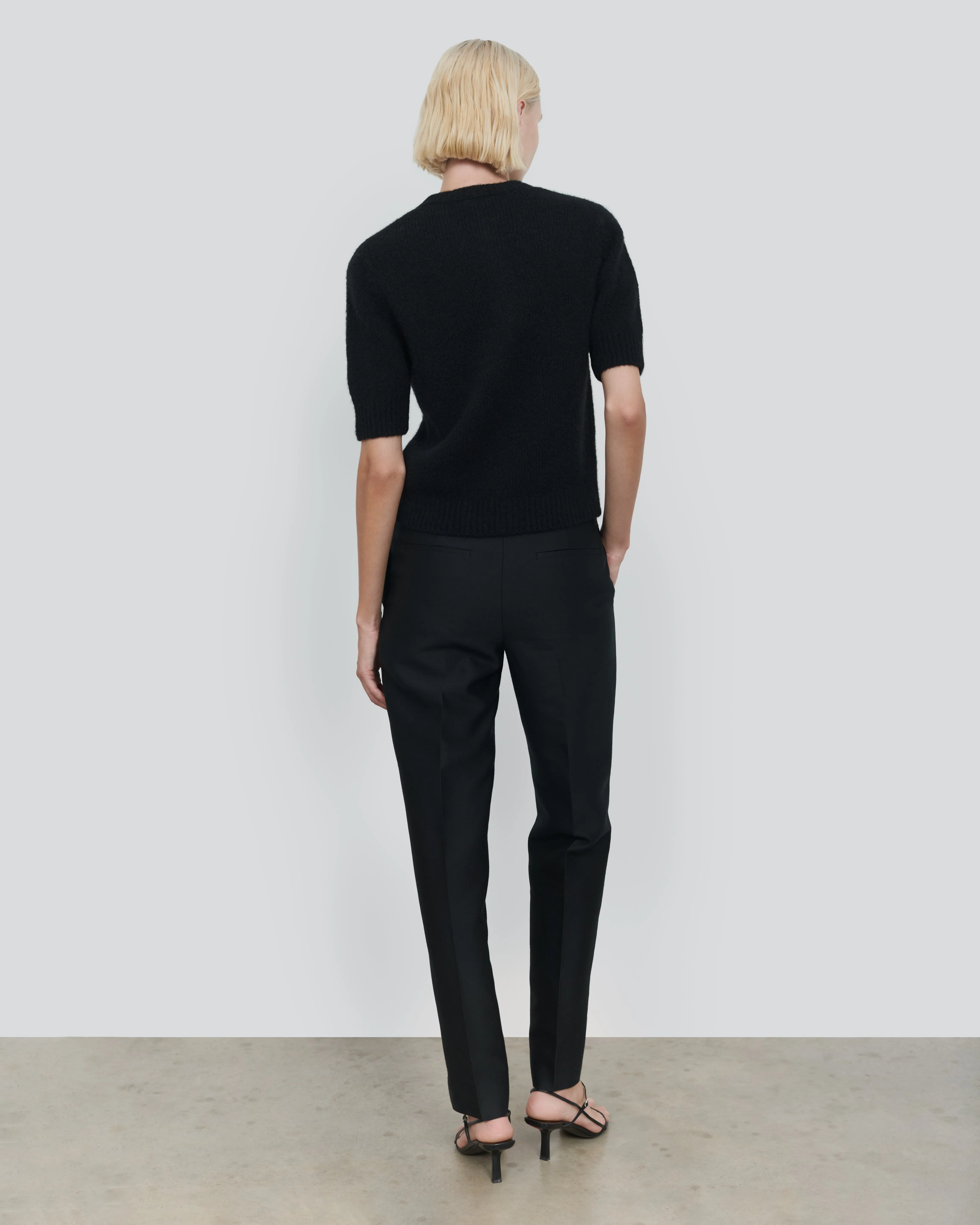 WOOL SILK SLIM TROUSERS sold by 440me product image thumbnail 4