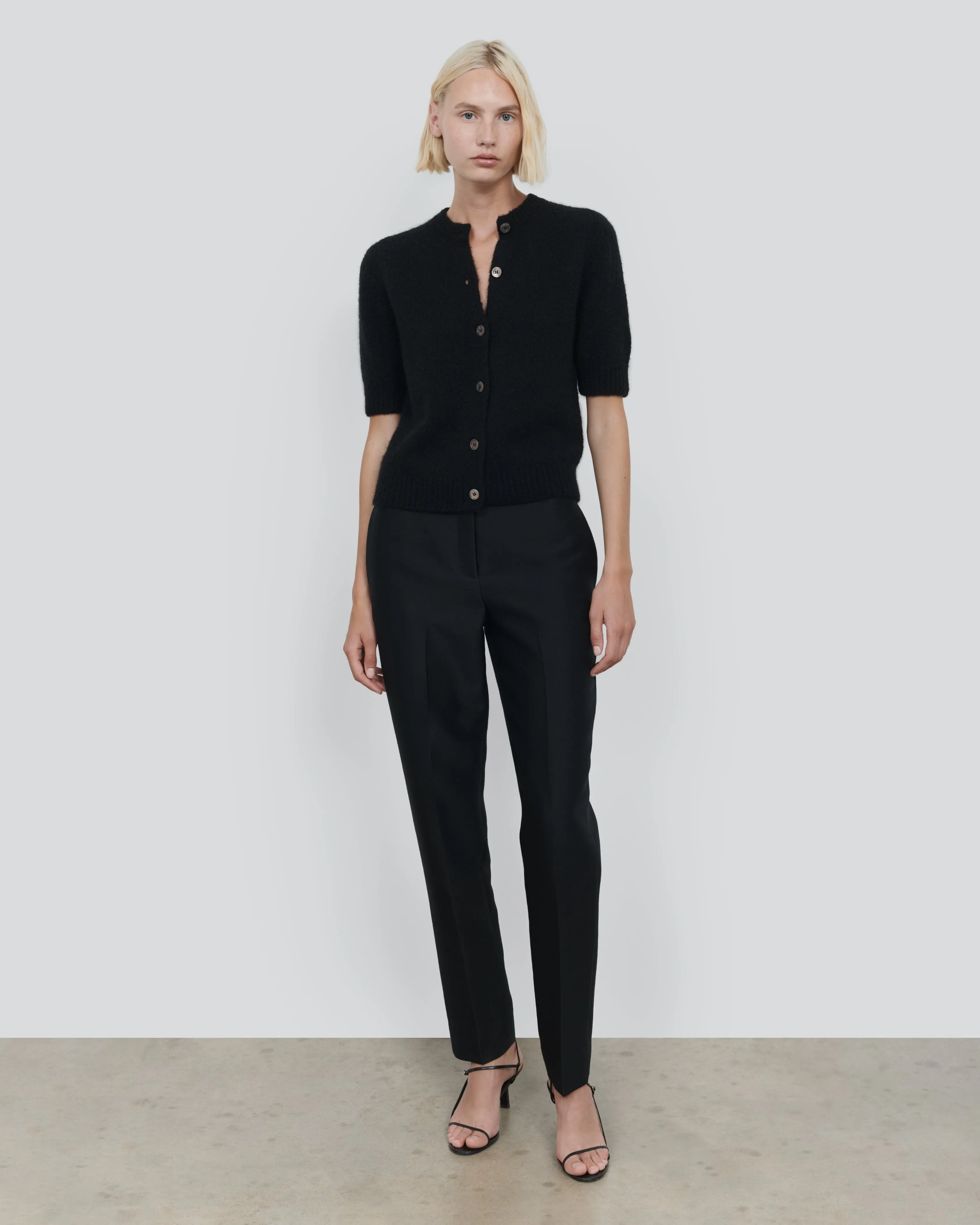 ALPACA SHORT SLEEVE CARDIGAN sold by 440me product image thumbnail 2