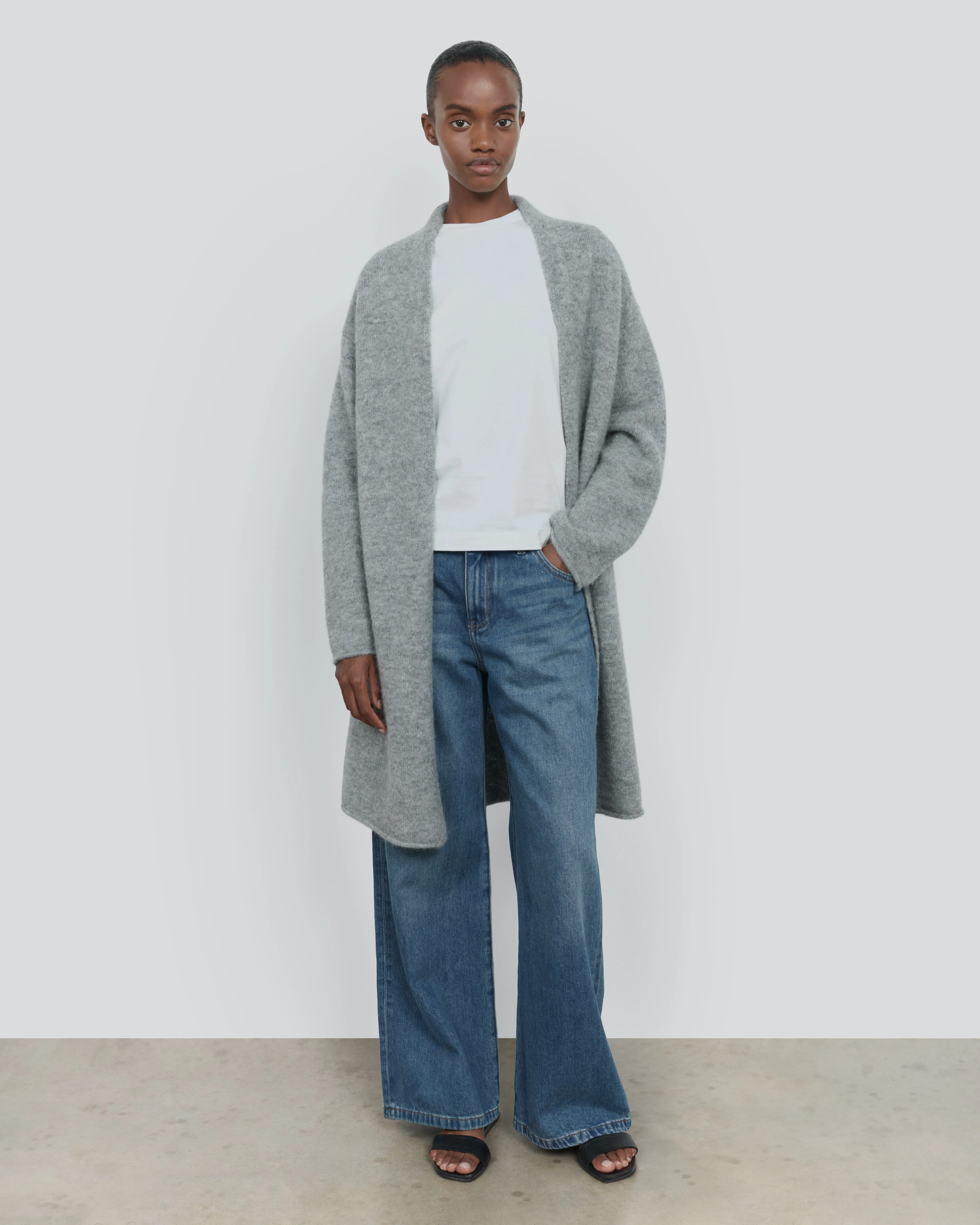 ALPACA LONG SLEEVE CARDIGAN sold by 440me product image thumbnail 2