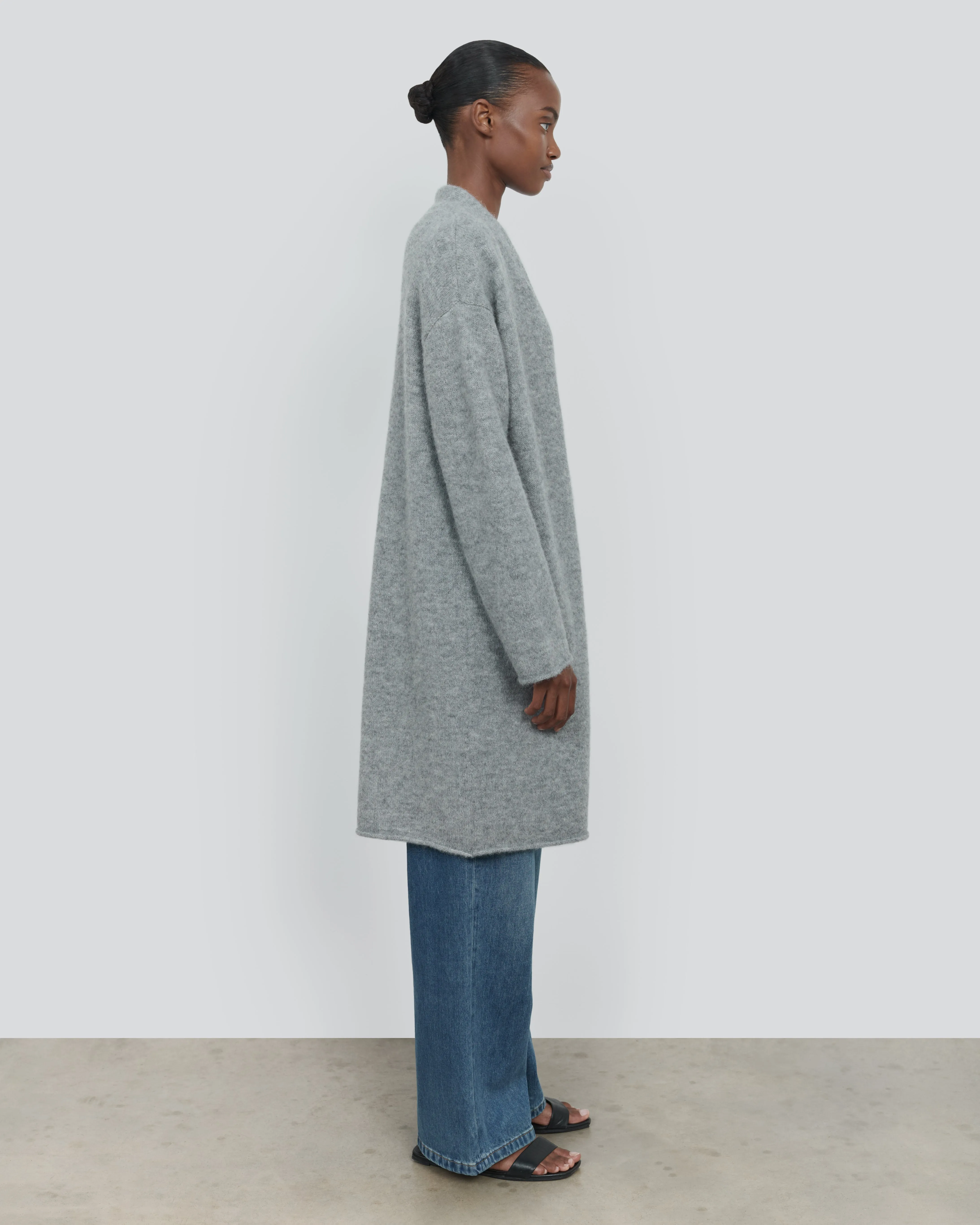 ALPACA LONG SLEEVE CARDIGAN sold by 440me product image thumbnail 3