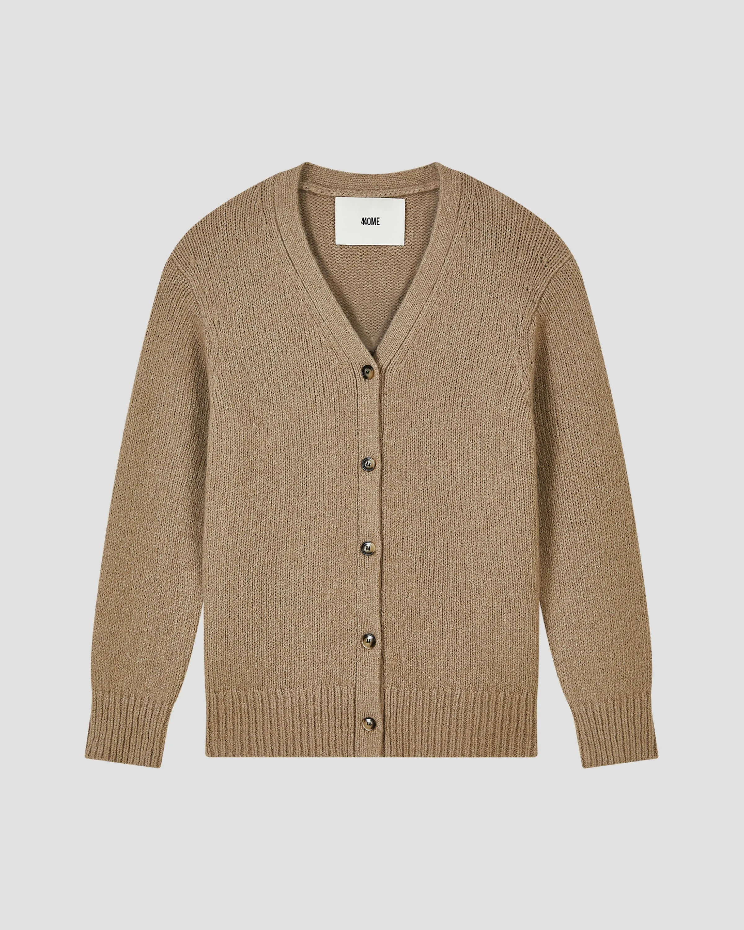 TEXTURED COTTON WOOL BLEND CARDIGAN sold by 440me