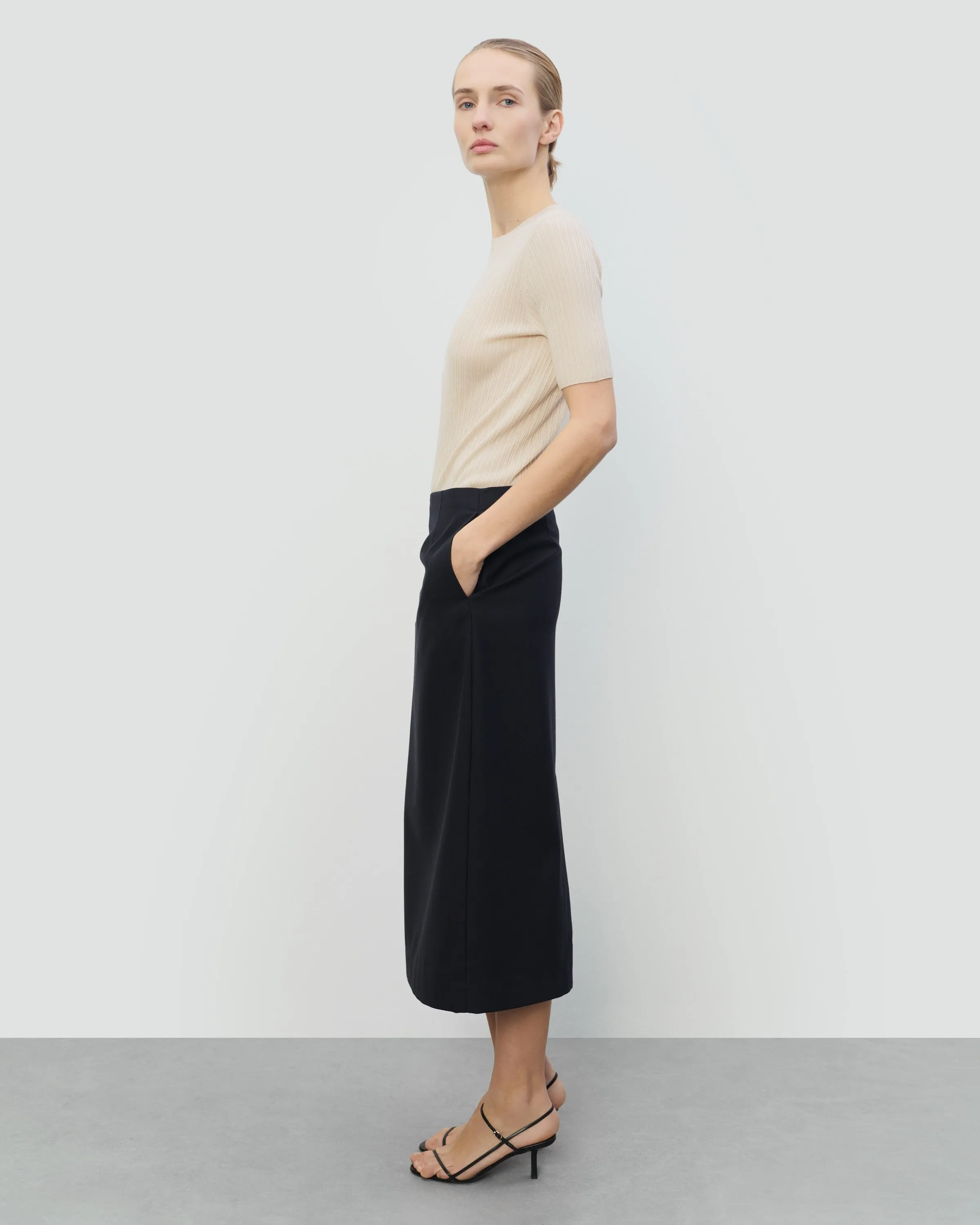 TENCEL SILK GAUZY RIB SHORT SLEEVE sold by 440me product image thumbnail 4
