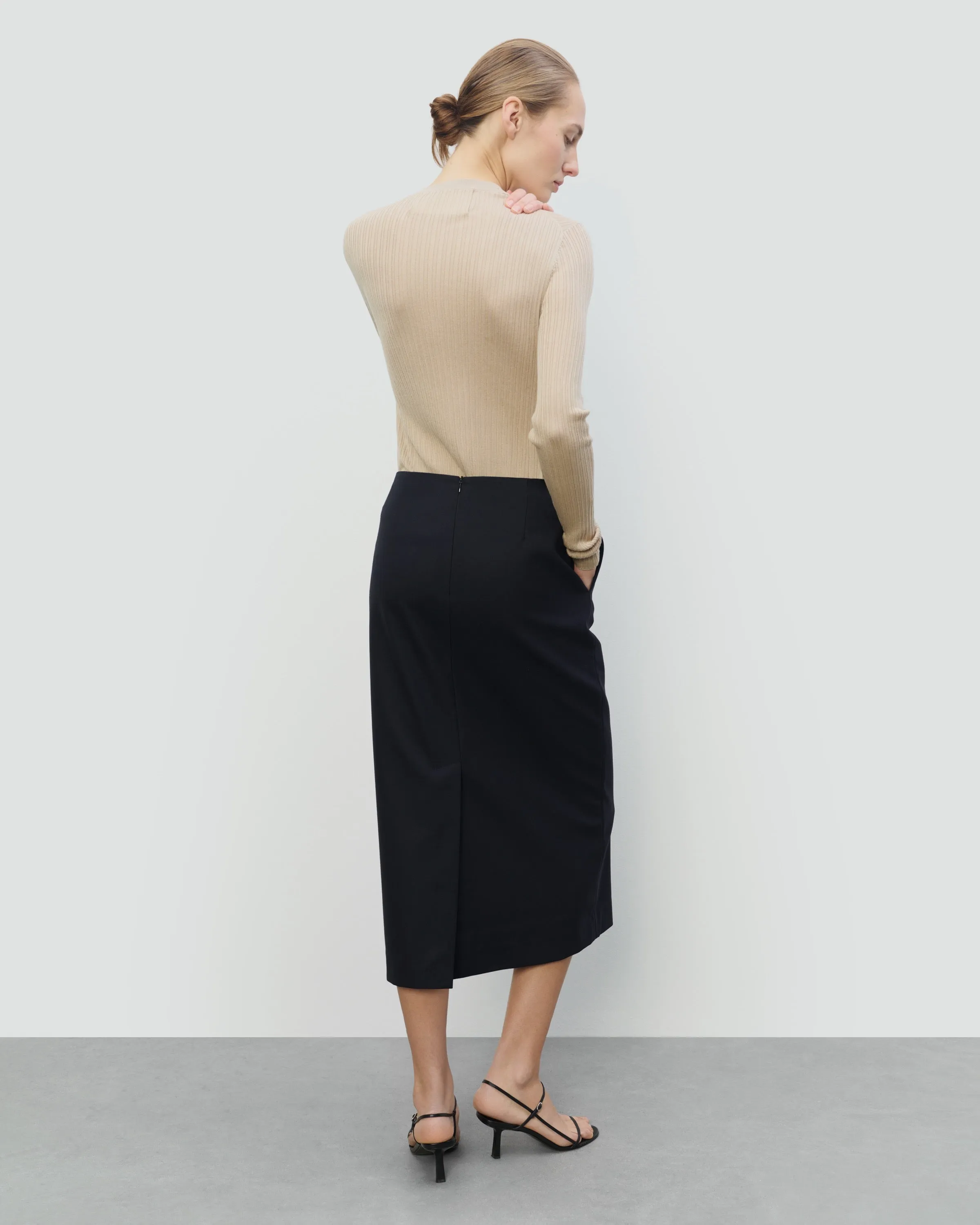 TENCEL SILK GAUZY RIB CARDIGAN sold by 440me product image thumbnail 4