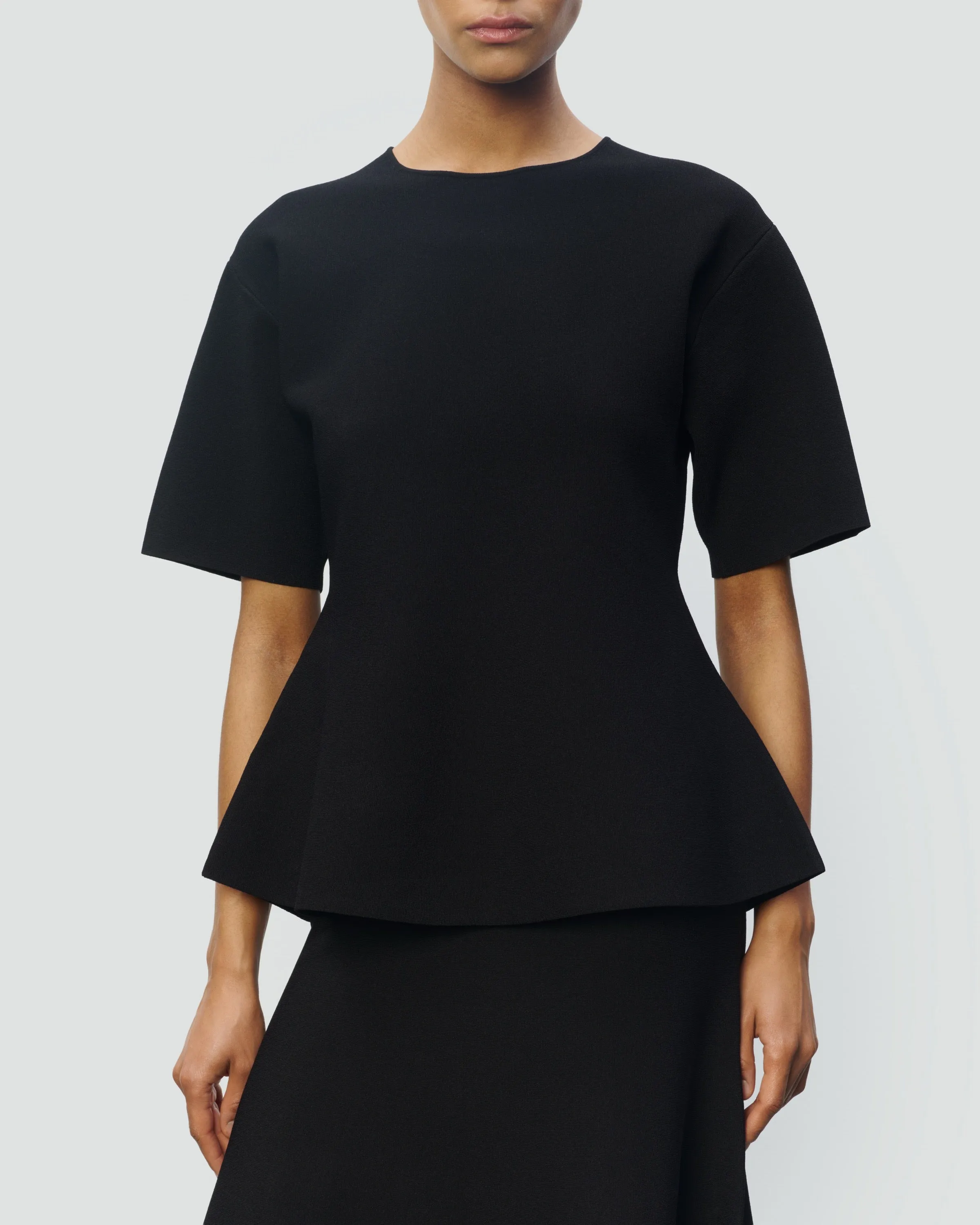 SILK VISCOSE PEPLUM TOP sold by 440me product image thumbnail 3